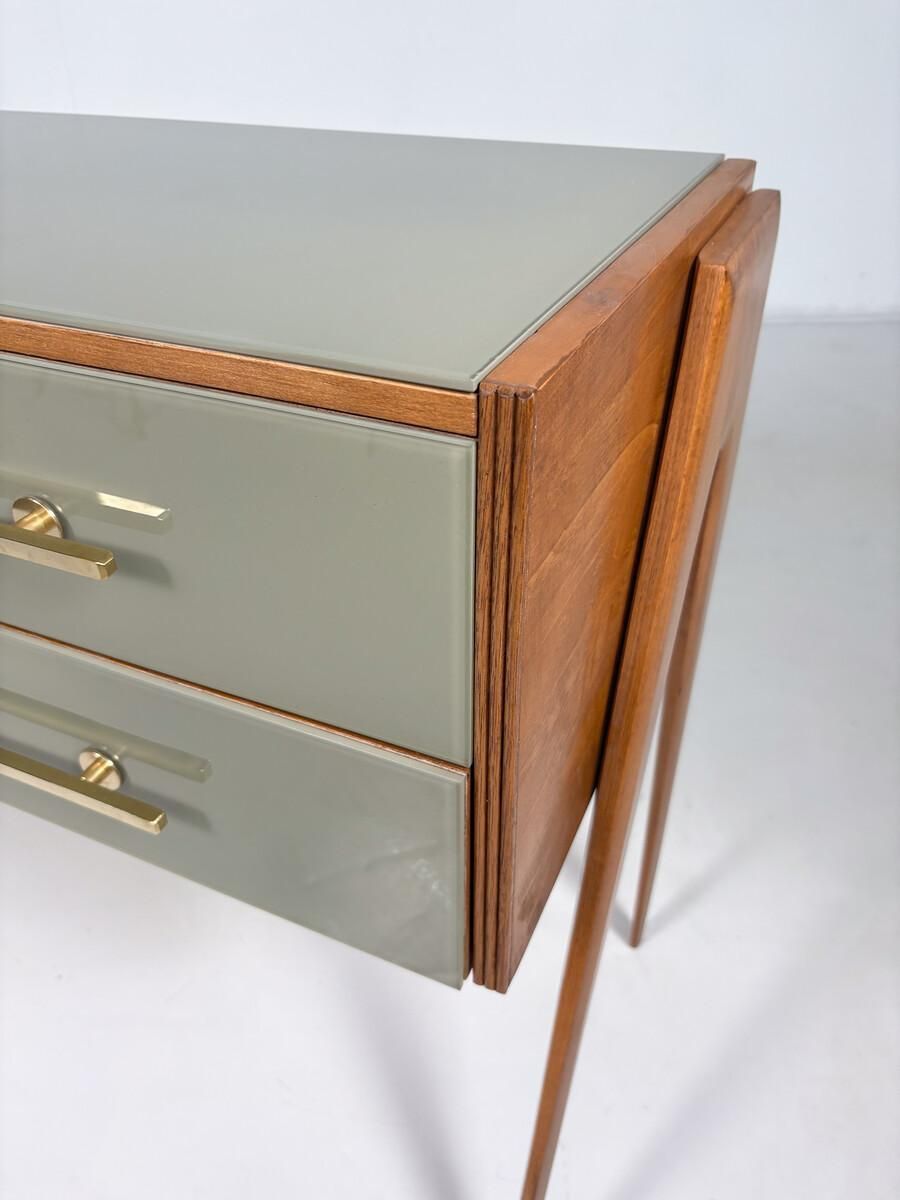 Contemporary Glass And Wood Sideboard, Italy photo 4448.0