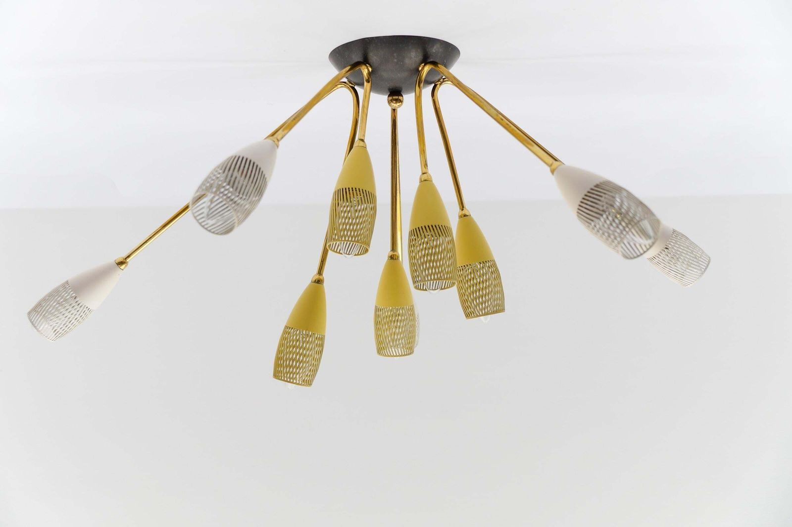 Sputnik Wall Or Ceiling Lamp In The Manner Of Arteluce, Italy, 1950s photo vinterior