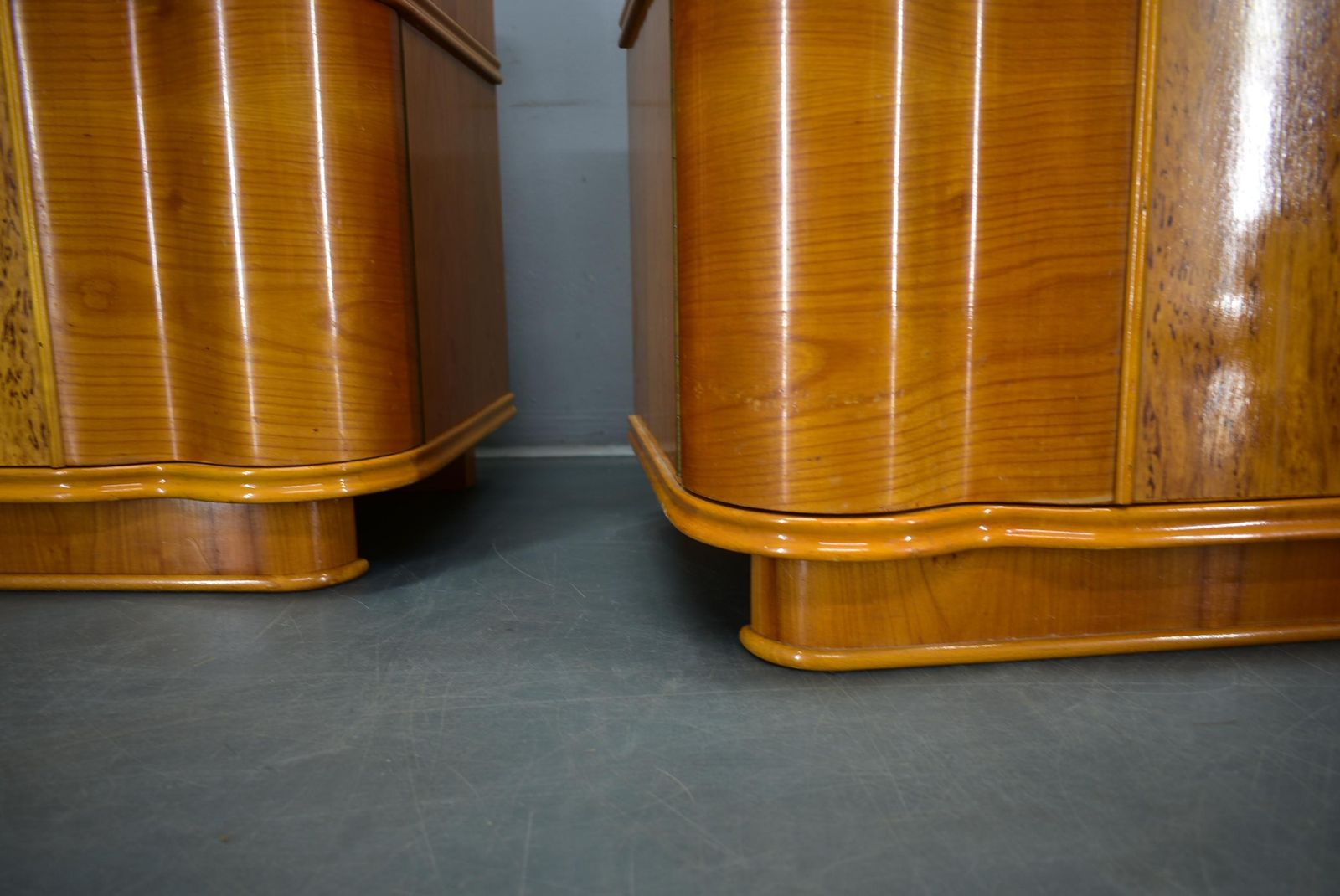 1939s Pair Of Art Deco Bedside Tables, Czechoslovakia photo vinterior