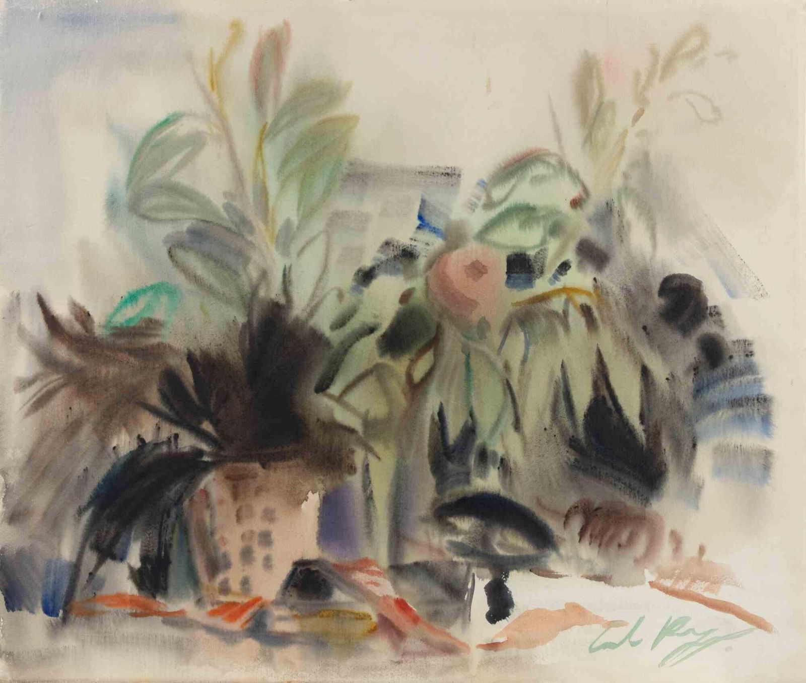 Carlo Ravagnanstill Life   Drawing By Carlo Ravagnan   1970s1970s