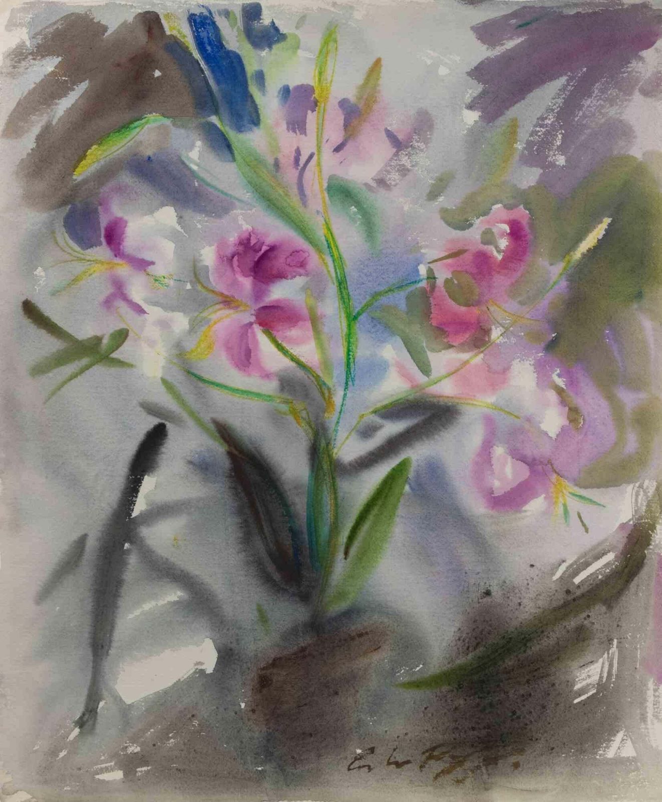 Carlo Ravagnanstill Life   Drawing By Carlo Ravagnan   1960s1960s