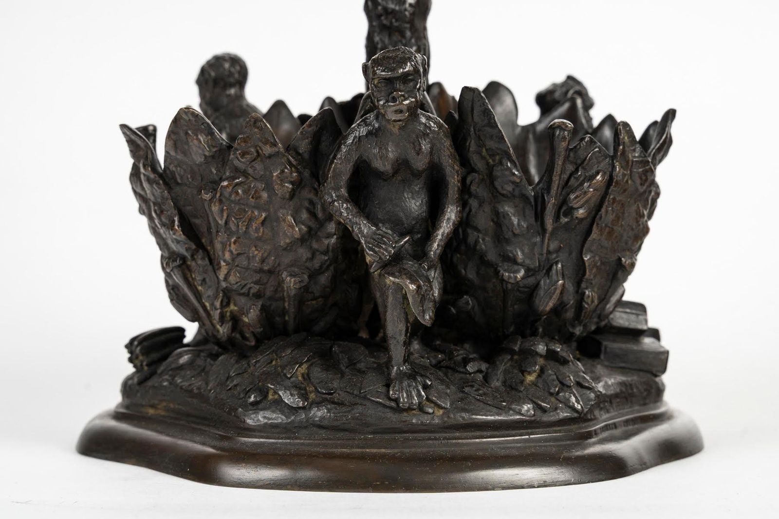 Sculpture By Christophe Fratin, Cigar Palm Tree, Napoleon III Period. photo buy