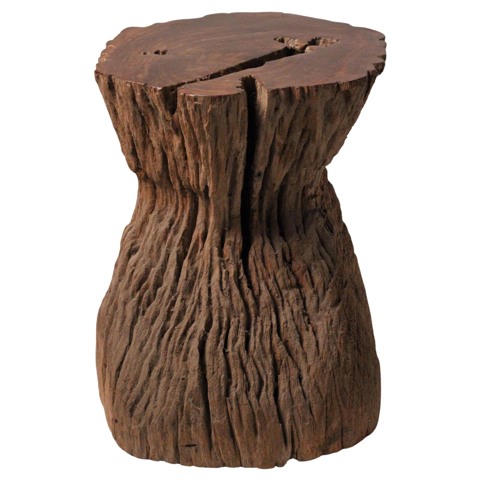 Wabi Sabi Teak Root Stool Or Side Table, Lombok Indonesia, 20th Century