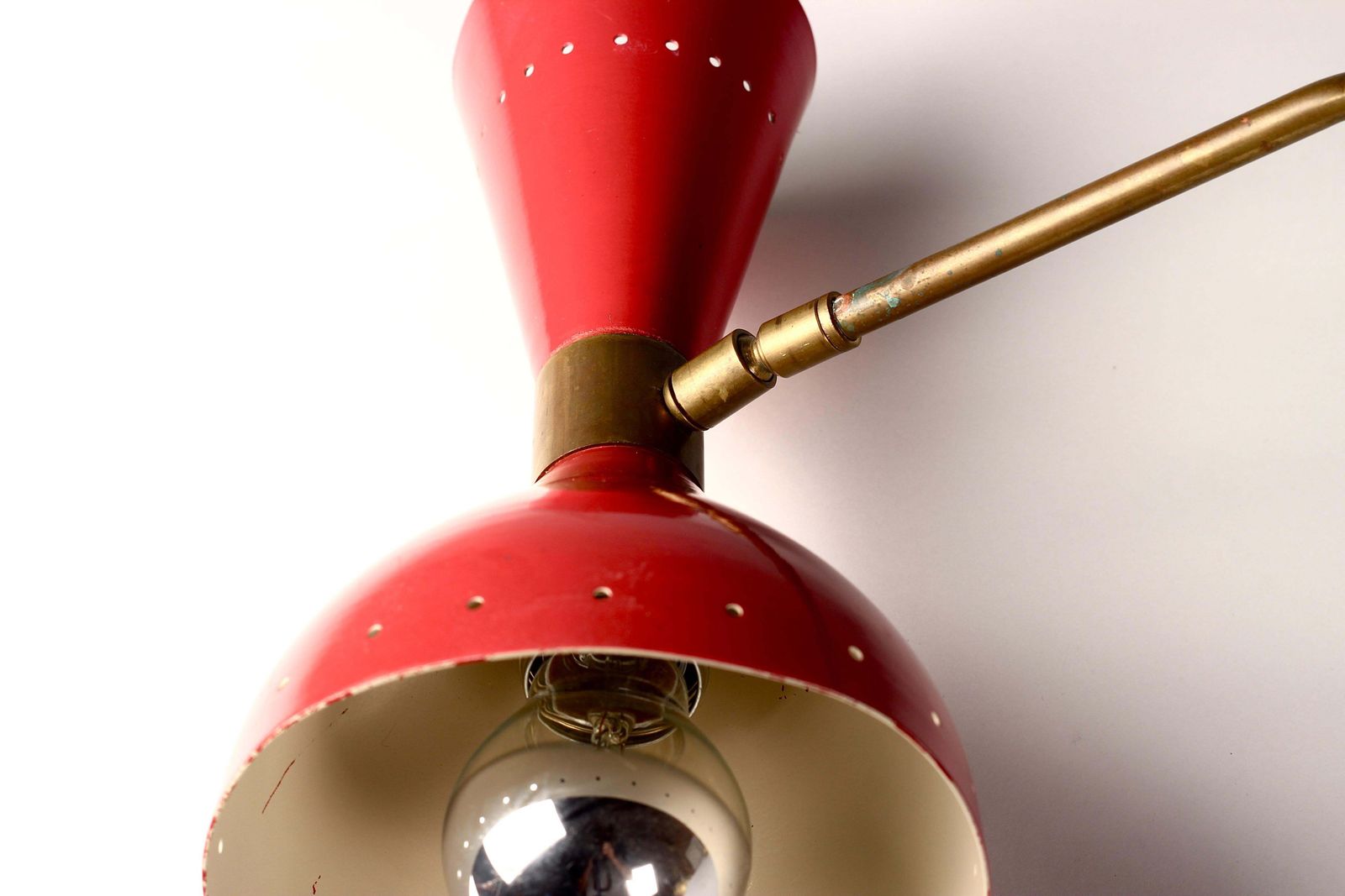photo furniture Italian Stilnovo Style Counterweight Desk Lamp, Liguria, 1950s