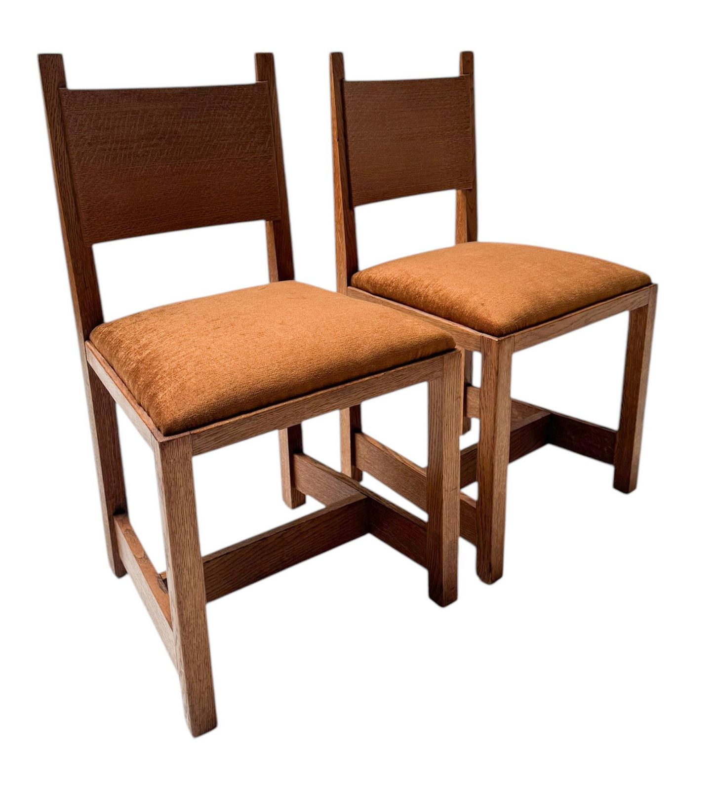 Two Art Deco Modernist Side Chairs By Hendrik Wouda For Pander, 1924 photo vintage