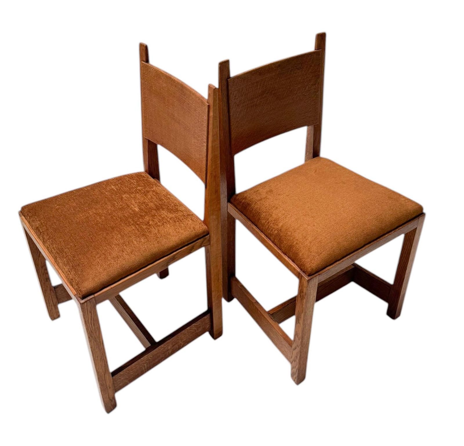 2491.0 Two Art Deco Modernist Side Chairs By Hendrik Wouda For Pander, 1924 photo