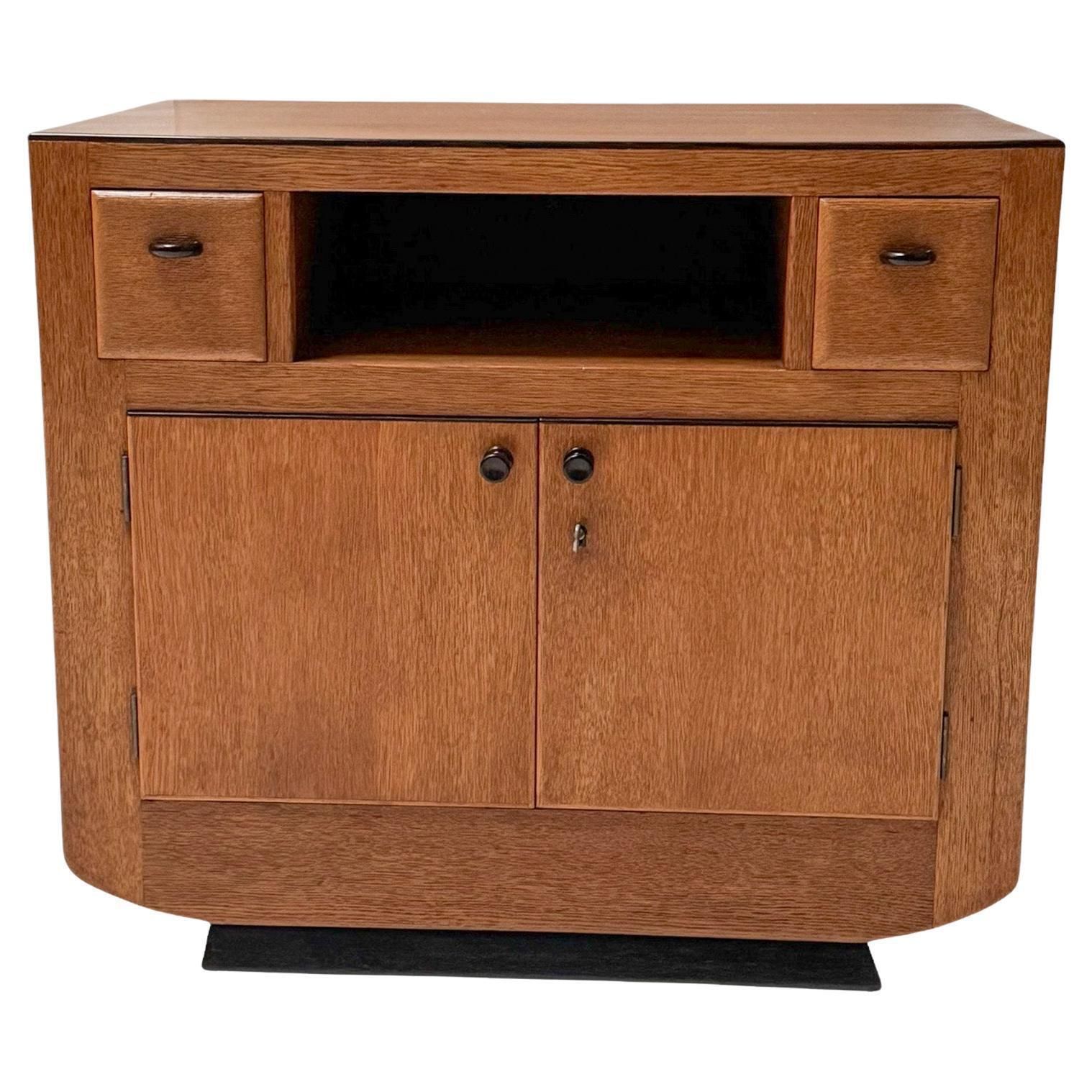 Art Deco Amsterdamse School Cabinet With Drawers By Piet Kramer, 1930s