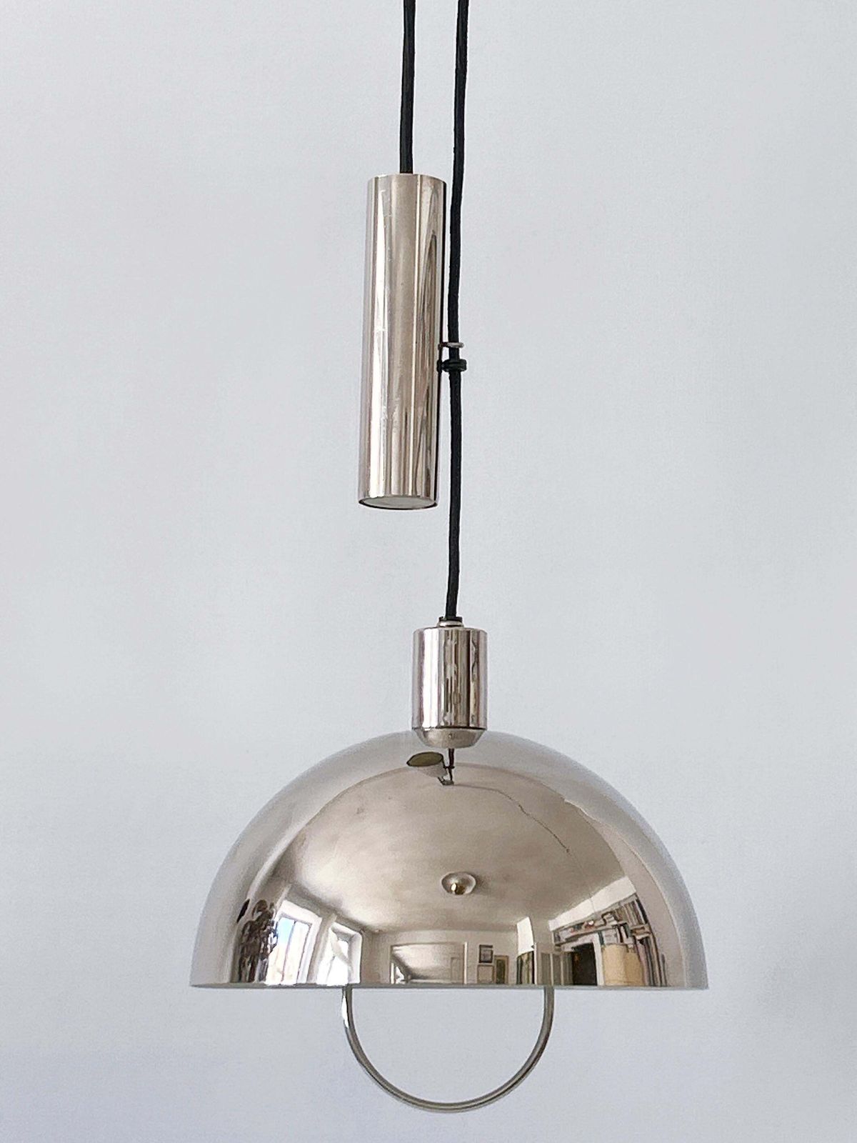Early Tecnolumen Pulley Pendant Lamp Bauhaus Hmb 25/300 By Marianne Brandt 1980s photo buy