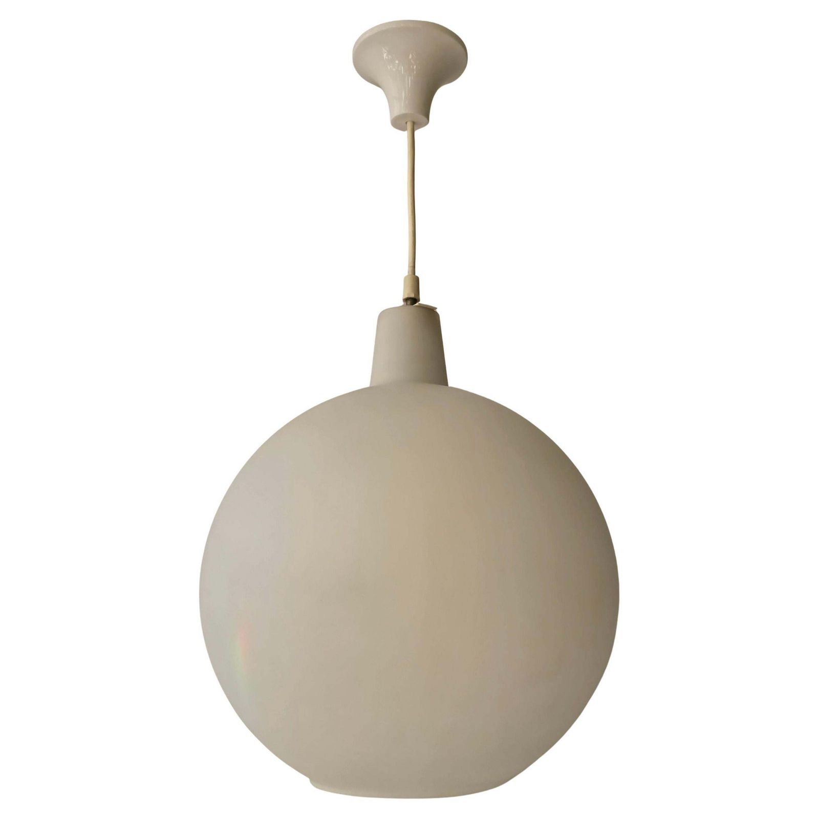 Elegant Scandinavian Pendant Light In The Style Of Louis Poulsen, 1960s photo vinterior