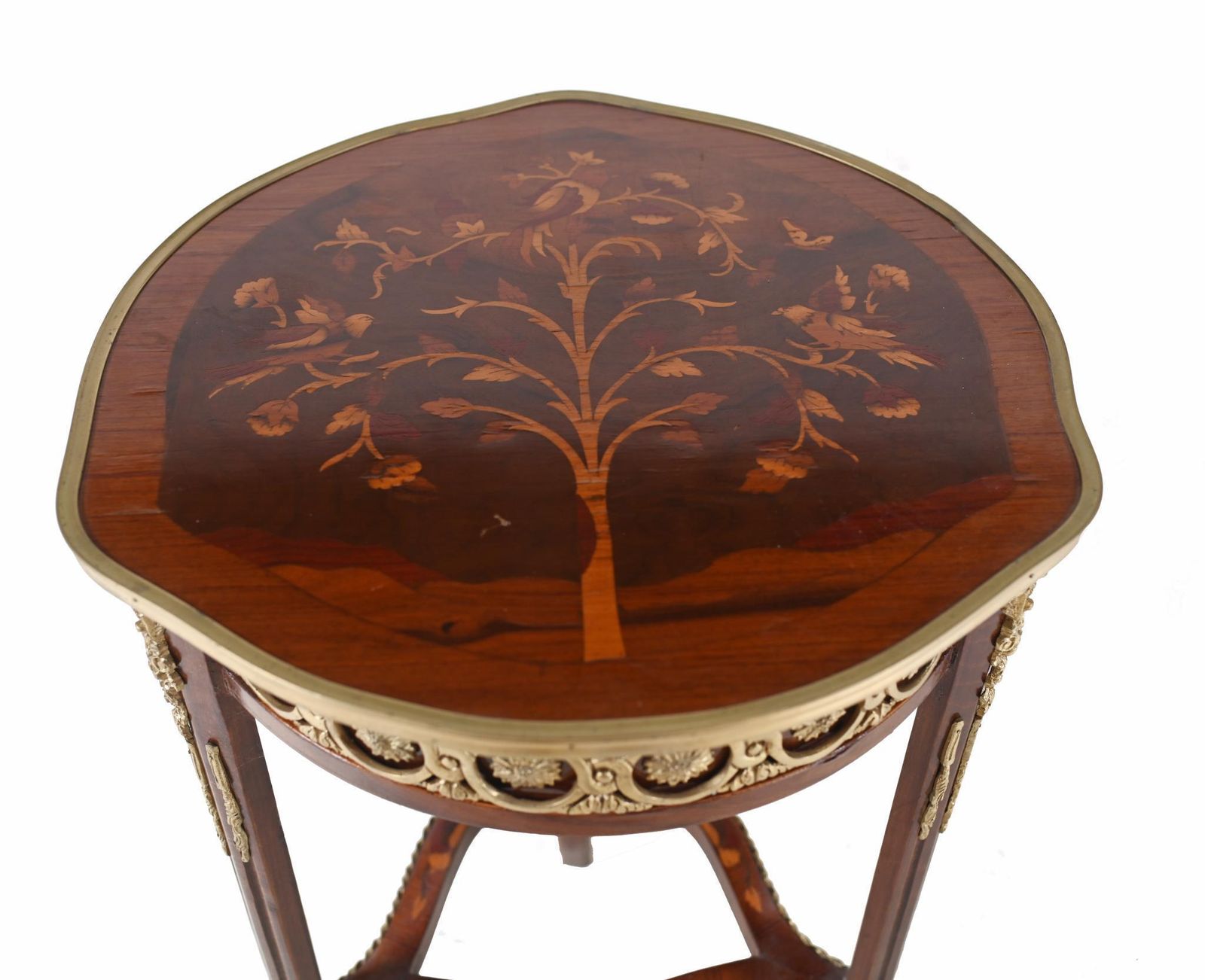 Empire Side Table French Inlay Cocktail Tables photo for sale