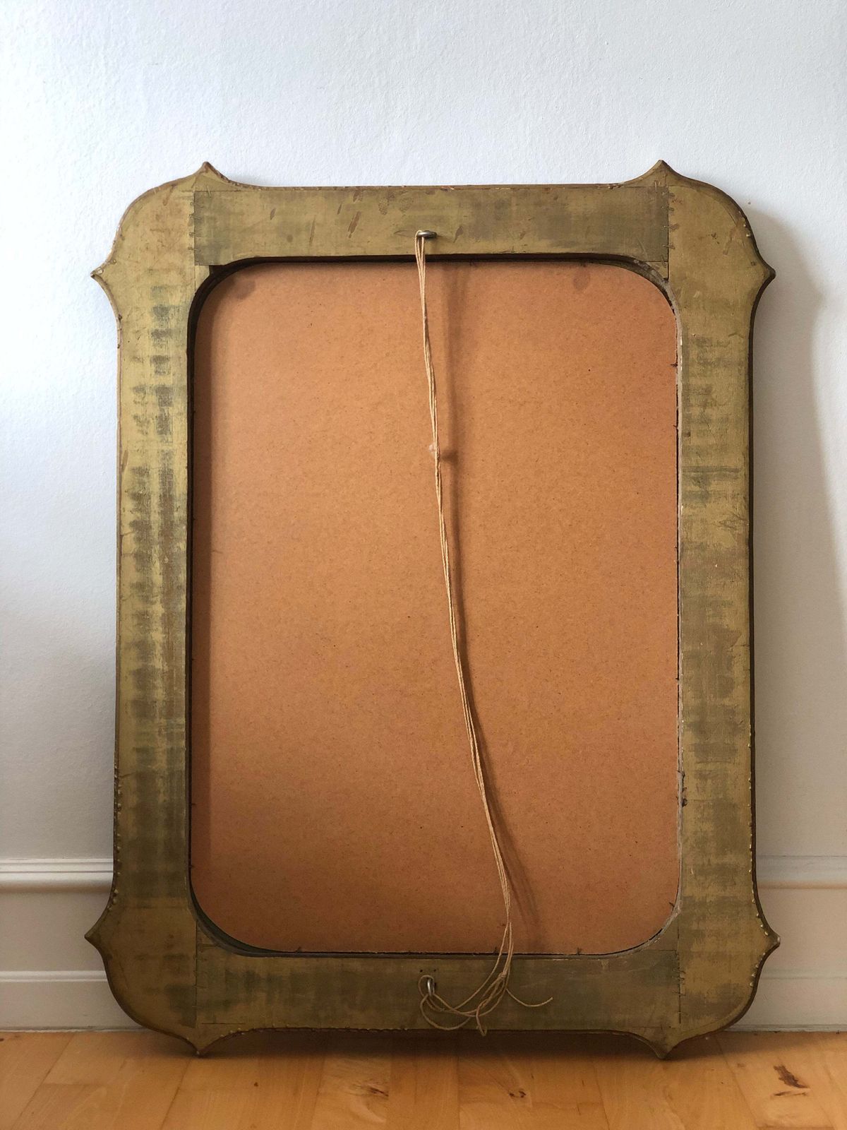 photo furniture Large Vintage Giltwood Wall Mirror – Napoleon III Style, Belgium, 1970s