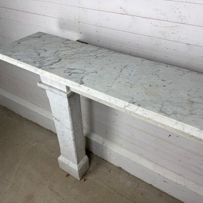 Large Antique Carrara Marble Fire Surround photo 3450.0