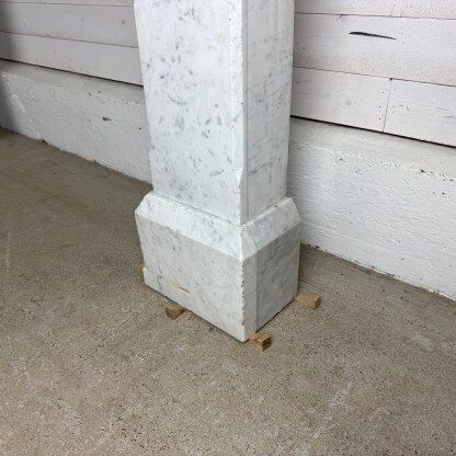 Large Antique Carrara Marble Fire Surround photo buy
