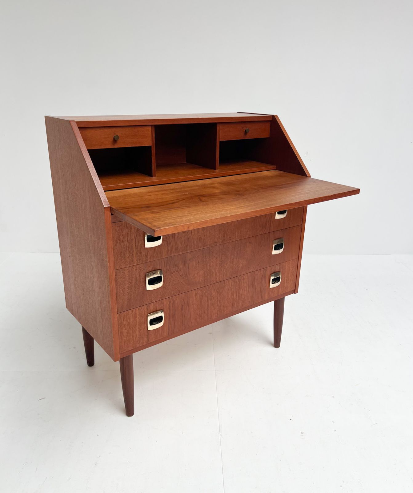 Charming Danish Secretary Or Dressing Table   Charming Danish Secretary Or Dressing Table, 1960's