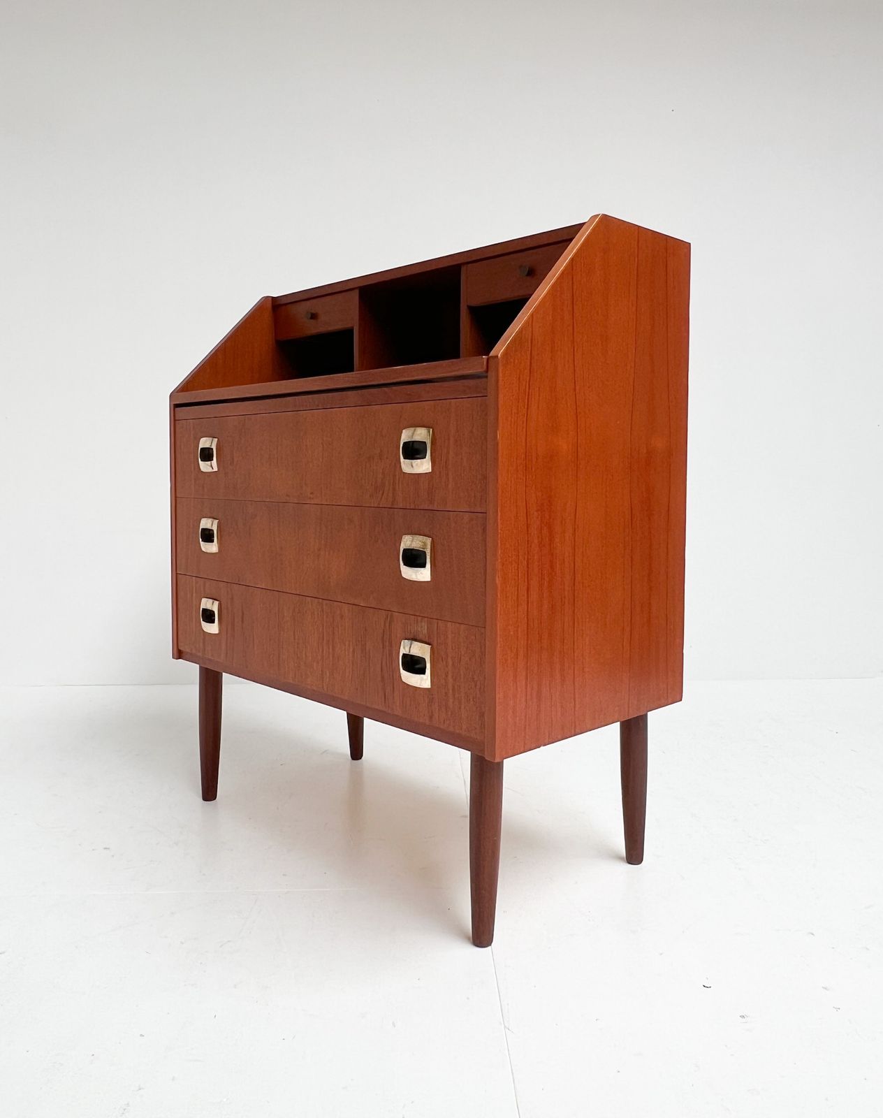Charming Danish Secretary Or Dressing Table   Charming Danish Secretary Or Dressing Table, 1960's photo furniture