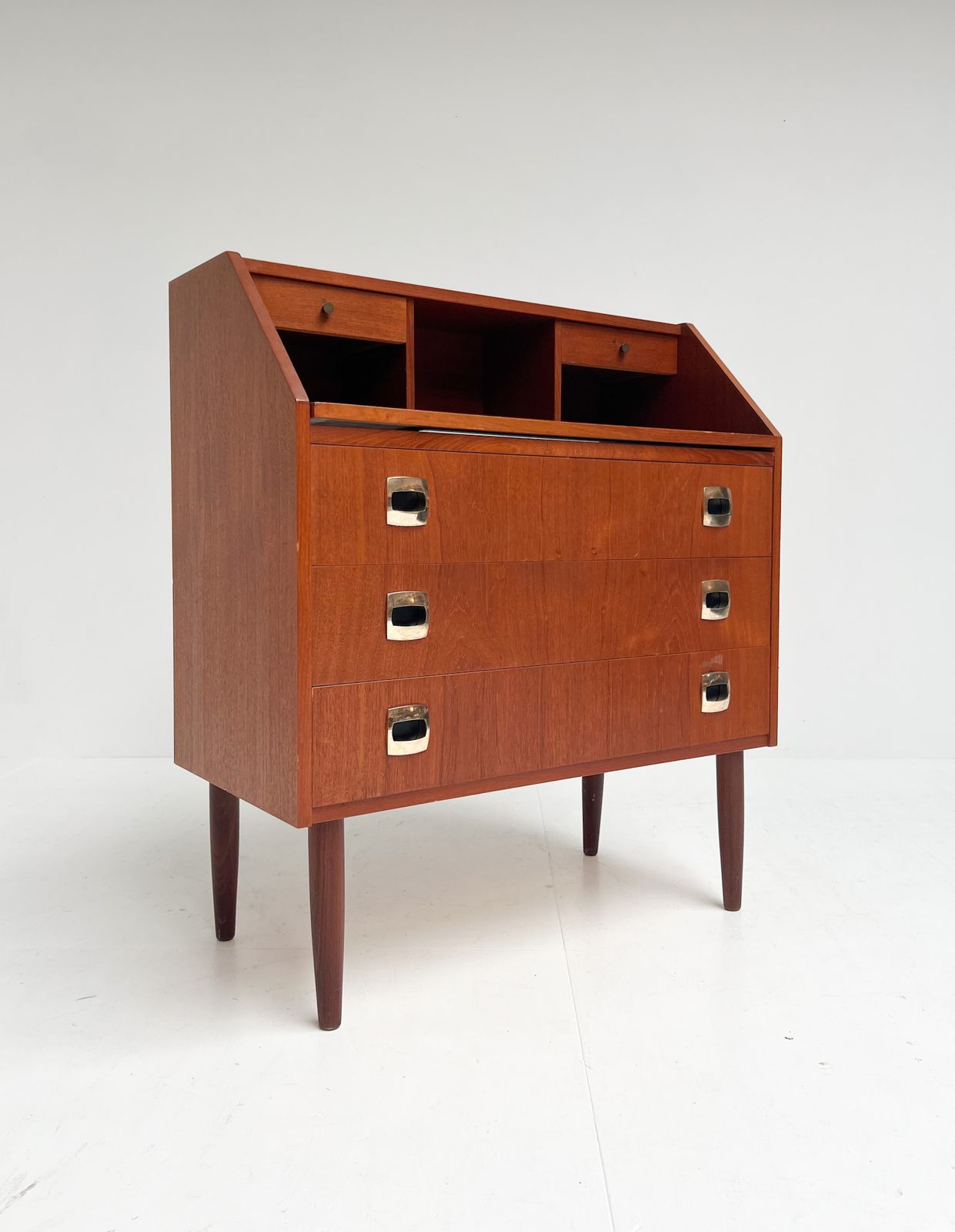 Charming Danish Secretary Or Dressing Table   Charming Danish Secretary Or Dressing Table, 1960's photo 656.37