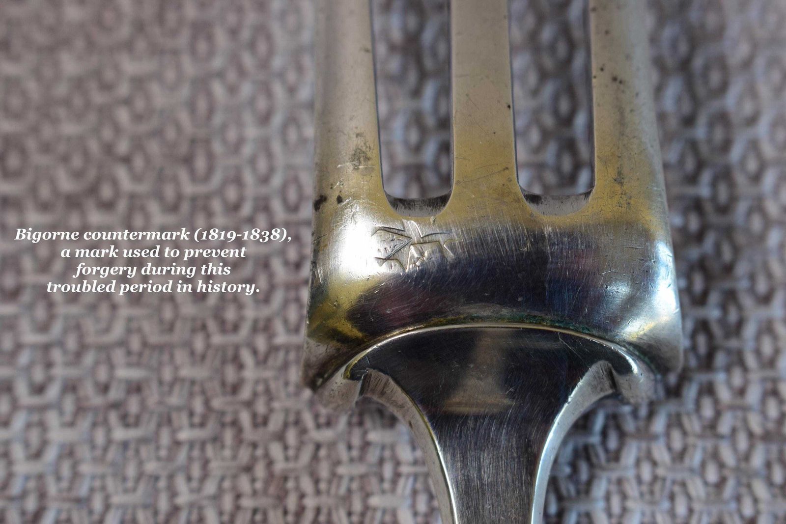 Rare 2pc Silver Carving Set By Gillot, Roast Knife And Fork, 1830's Billy Goat Silverware, French Antique Turkey Knife photo buy