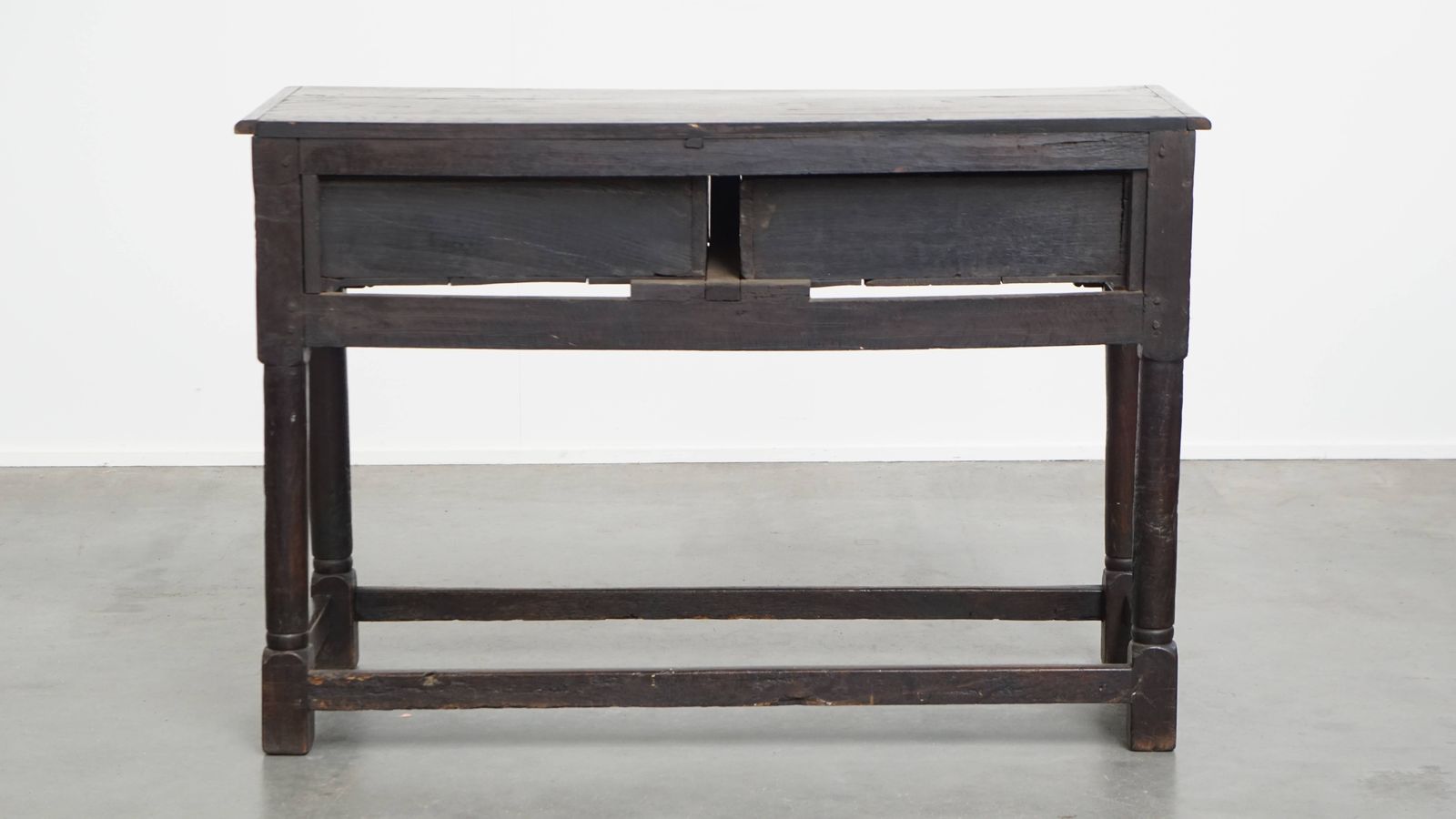 Antique English Oak Sideboard/Side Table From The Late 18th Century With Beautiful Original Details photo Furniture