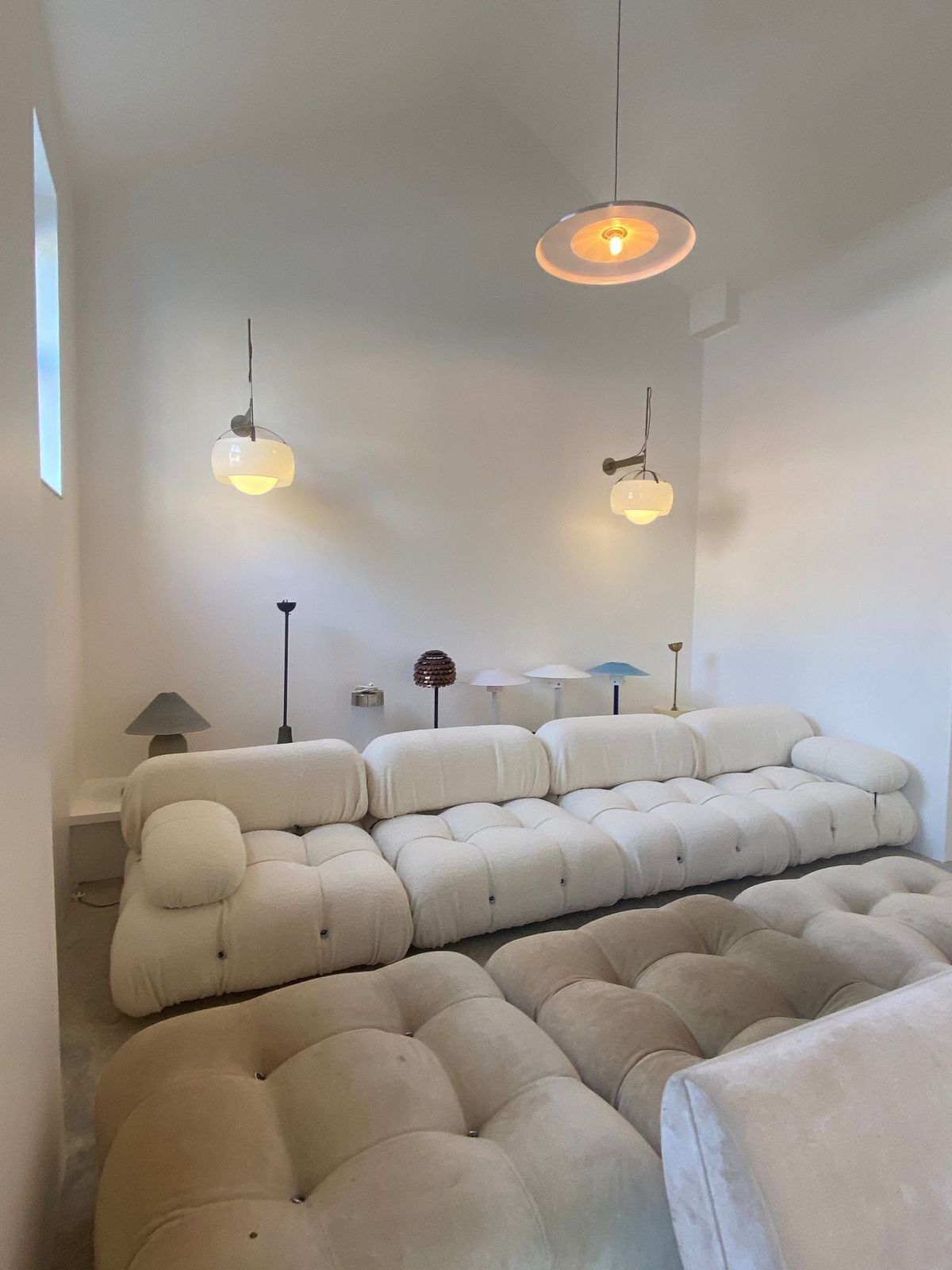 C&B Ivory Boucle Camaleonda Modular Sofa (Dedar Karakorum 001 Upholstery) photo 4800.0