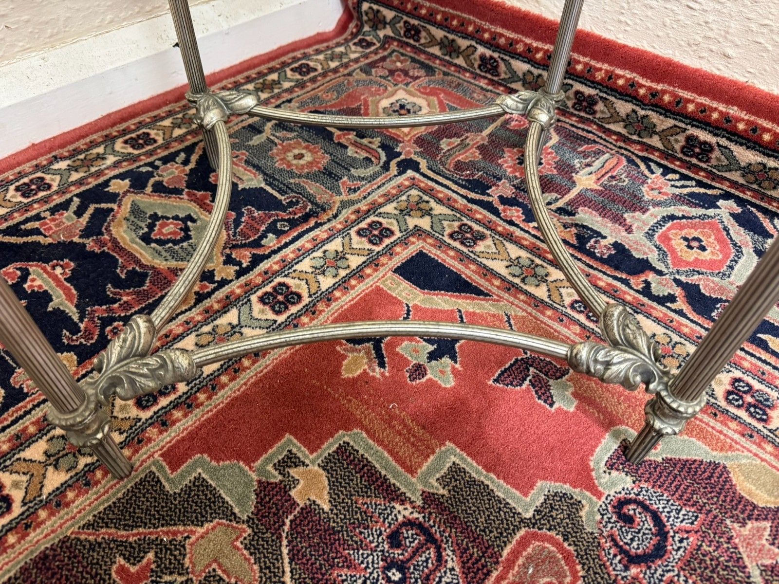 photo for sale Fabulous Quality French Metal Accent Table Circa 1930
