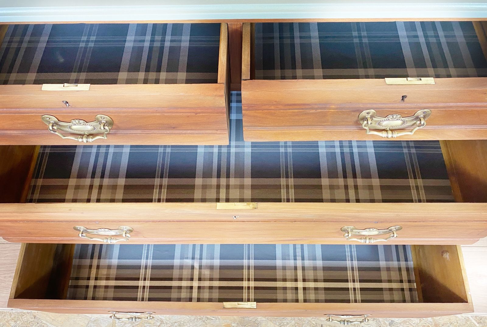 895.0 Chest Of Drawers, Satinwood Duck Egg Blue, 1950s Mid Century photo