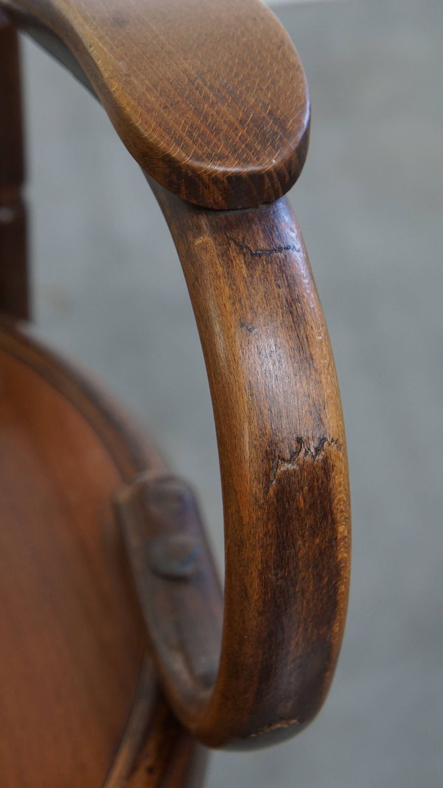 Furniture Beautiful Antique Wooden Design Chair By Mundus For Thonet With Armrests With Beautiful Carvings photo