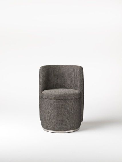 Casamanara Regine Side Chair Upholstered In Bright Yellow Ottoman photo 800.0