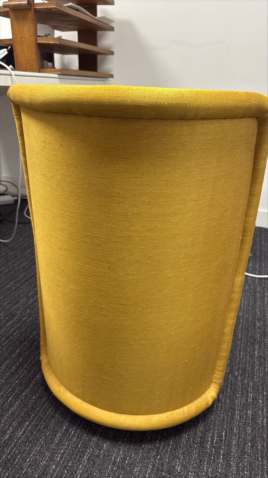 Casamanara Regine Side Chair Upholstered In Bright Yellow Ottoman photo buy