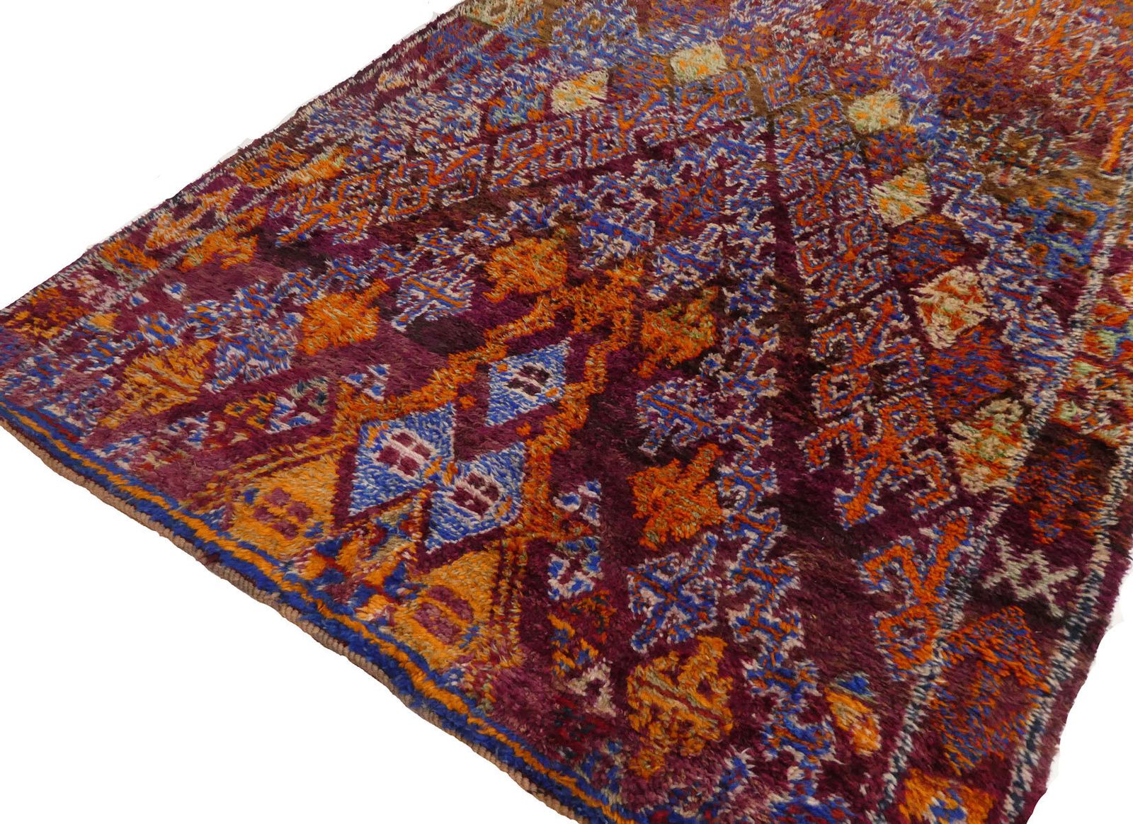 Midcentury Moroccan Zayane Rug photo vintage
