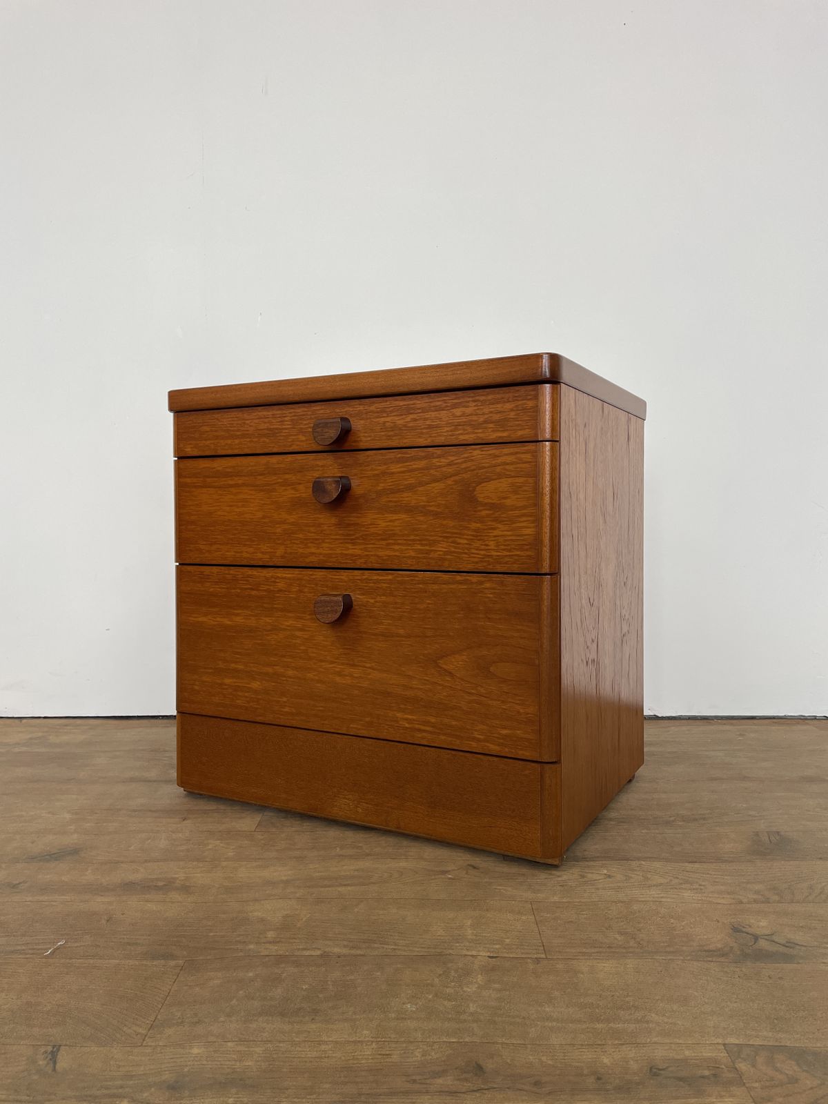 Mid Century Stag Bedside Cabinet In Teak Veneer, 1960s photo furniture