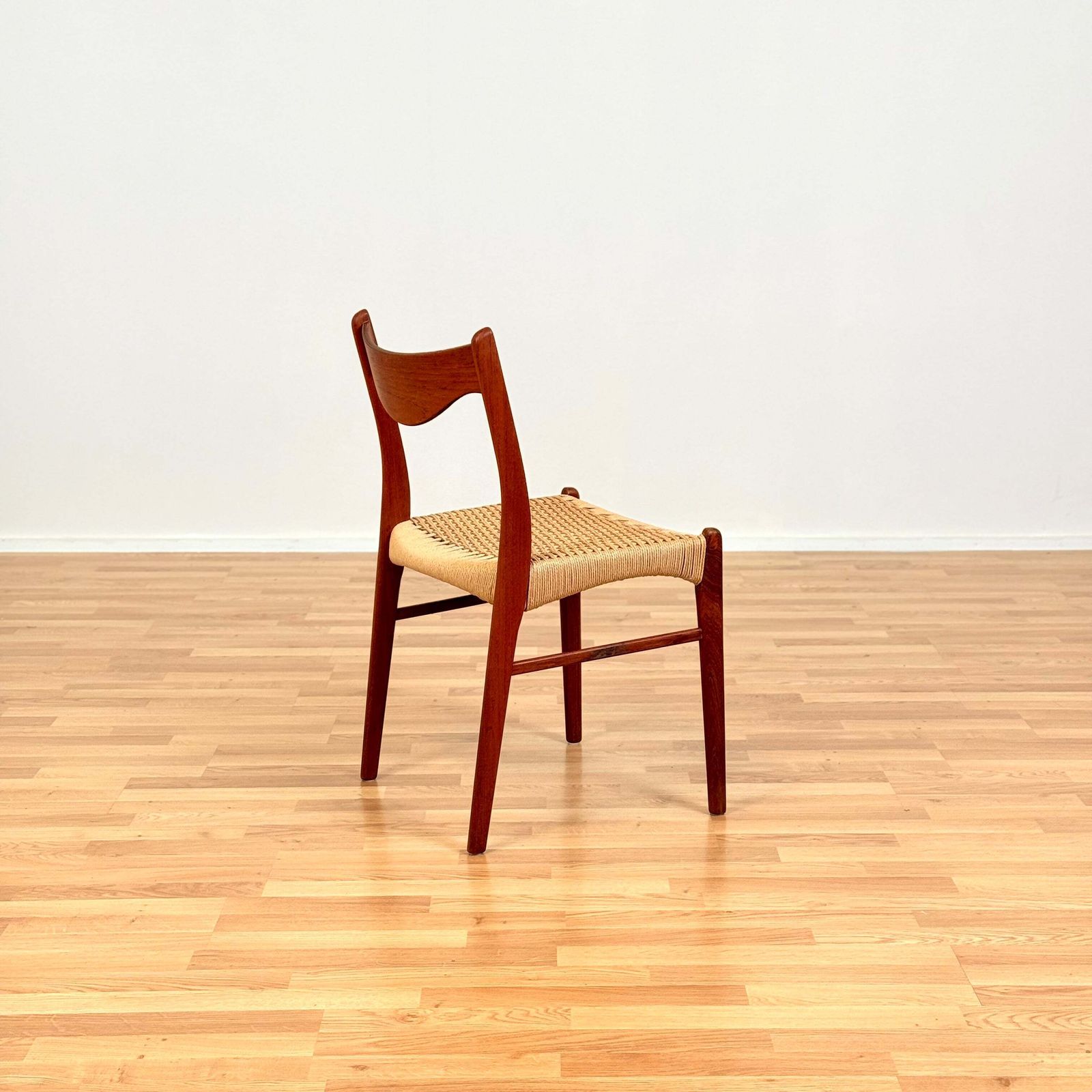Single Dining Chair In Teak By Arne Wahl Iversen For Glyngøre Stolefabrik, Model 'Gs60' photo furniture