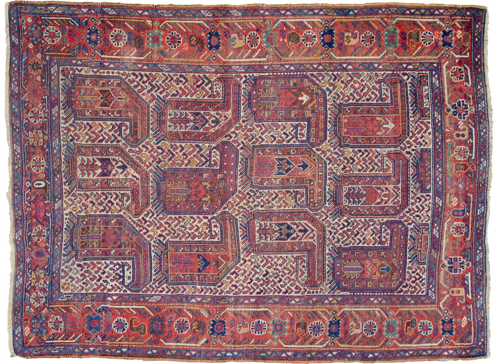Antique Khamseh Rug 178x134cm, 1900s photo buy