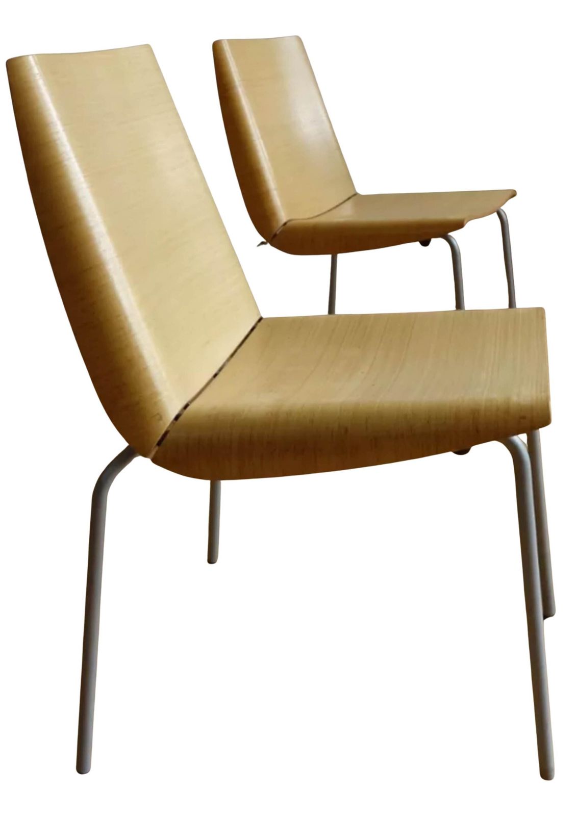 Italian Bent Plywood Millefoglie Plank Stacking Chair Designed By Cisotti And Laube Made In Italy 1990's Four Chairs In Stock, Price Per Chair Ol photo vinterior