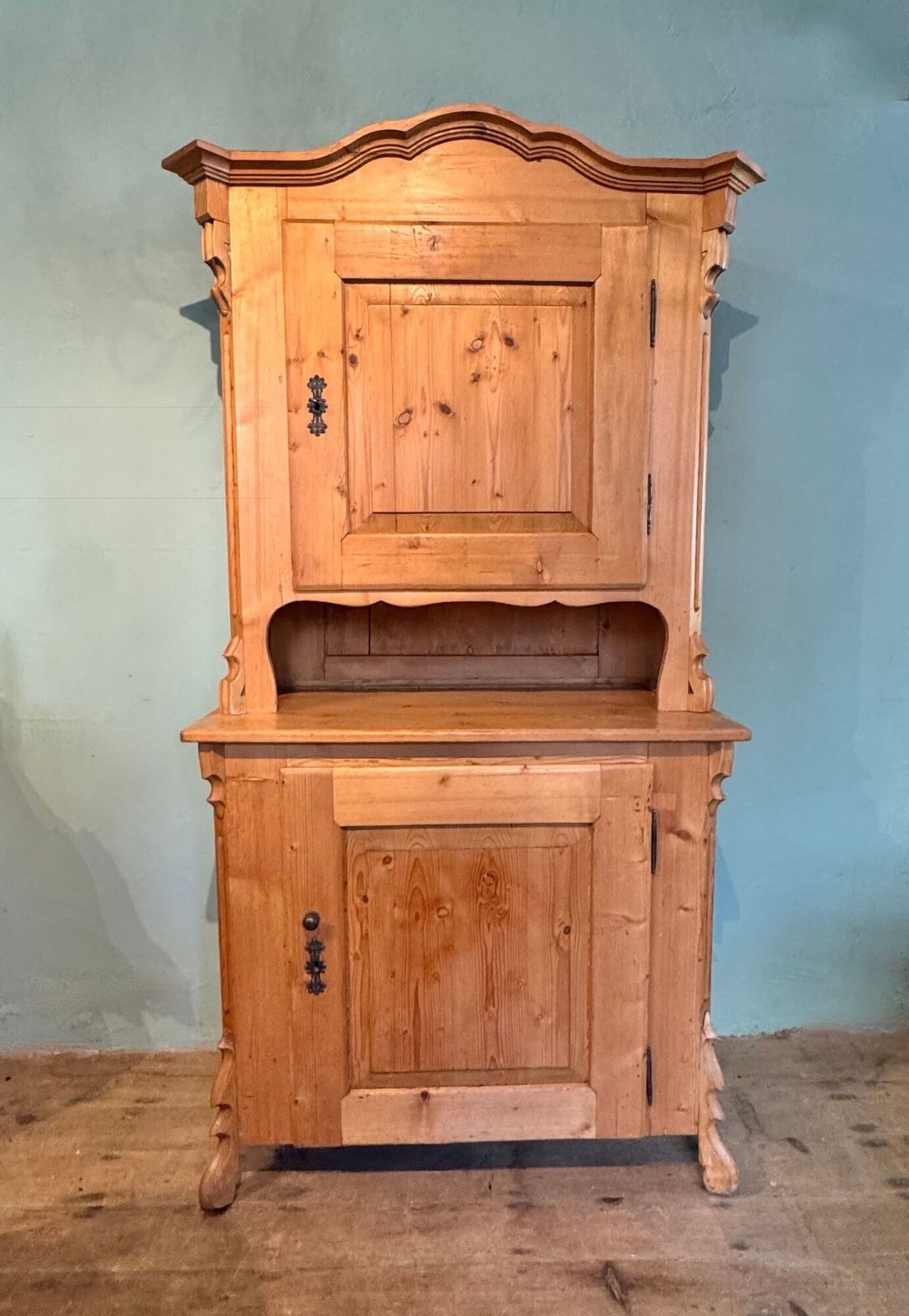 Antique 19th Century Scandinavian Pine Dresser photo furniture