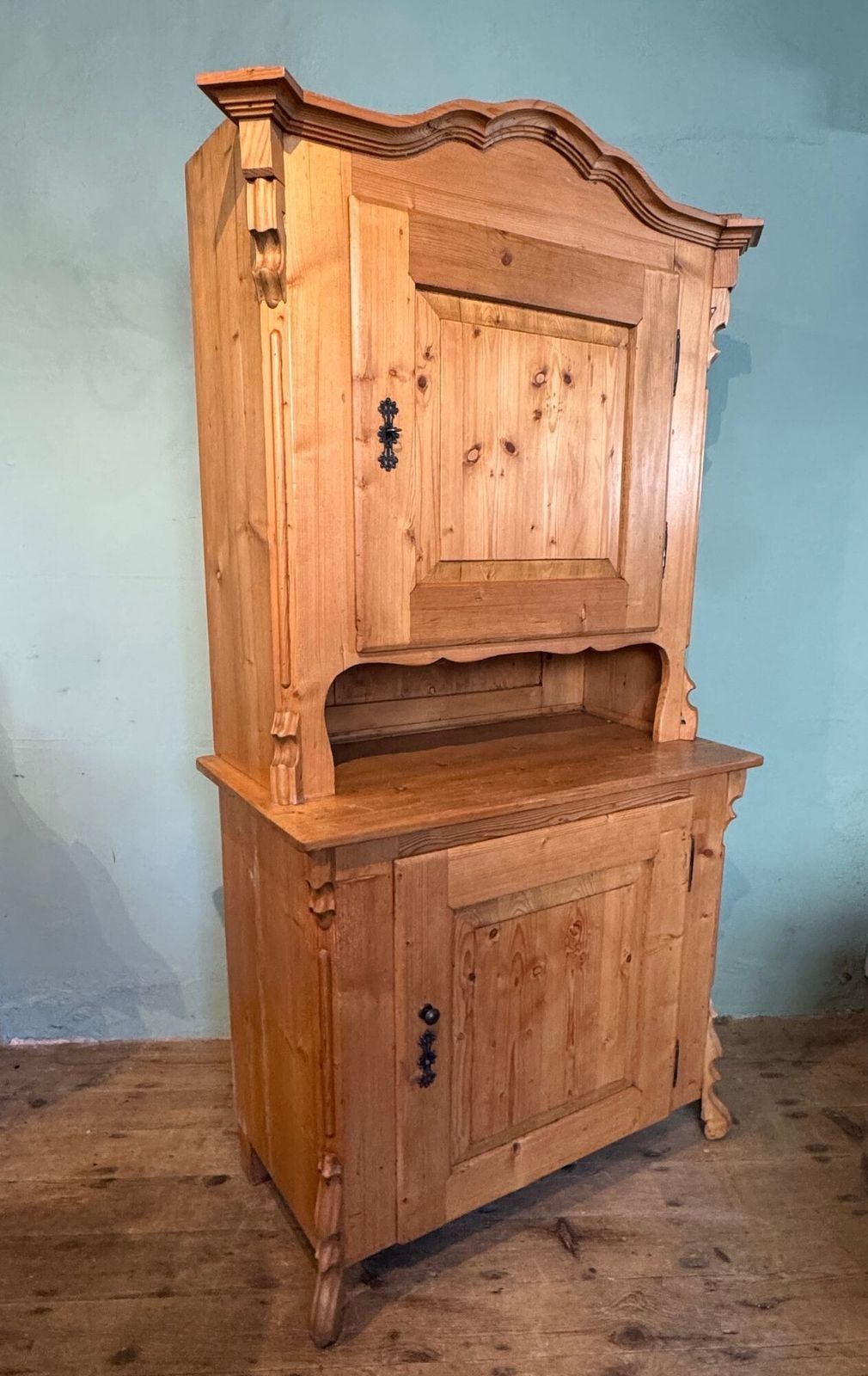 Antique 19th Century Scandinavian Pine Dresser photo for sale
