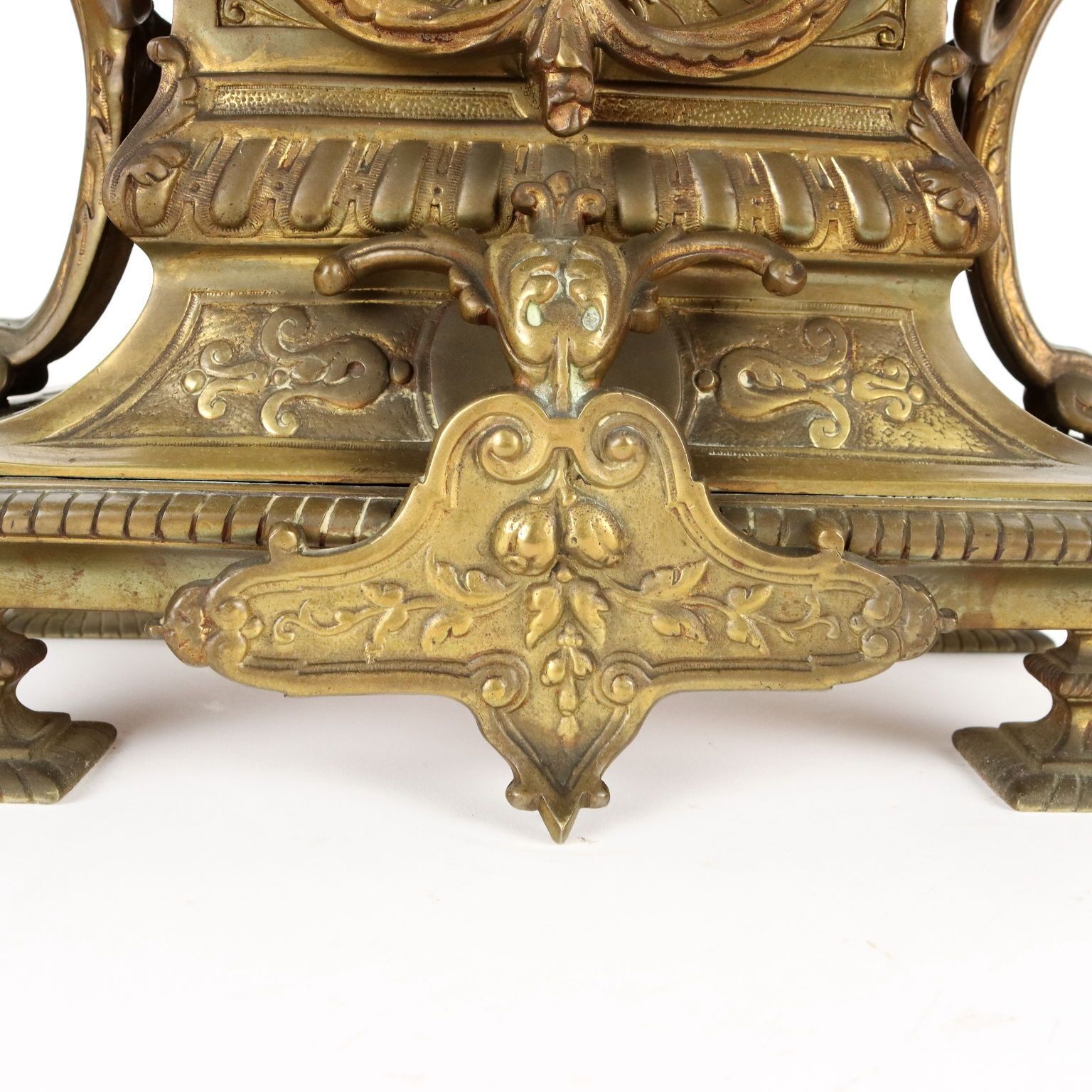 Triptych Clock Bronze France XIX Century photo buy