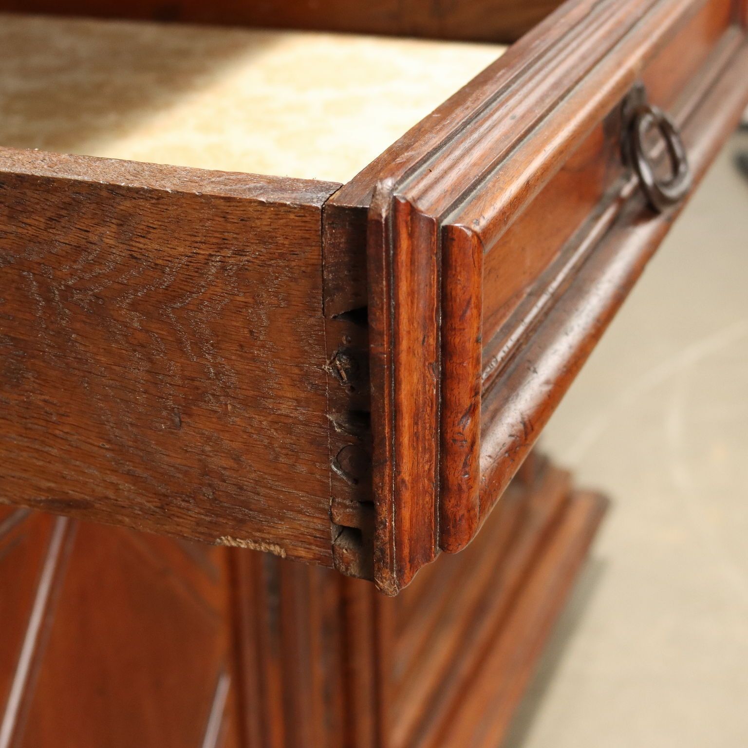 Antique Cupboard Walnut Double Top Provence XVIII Century photo buy