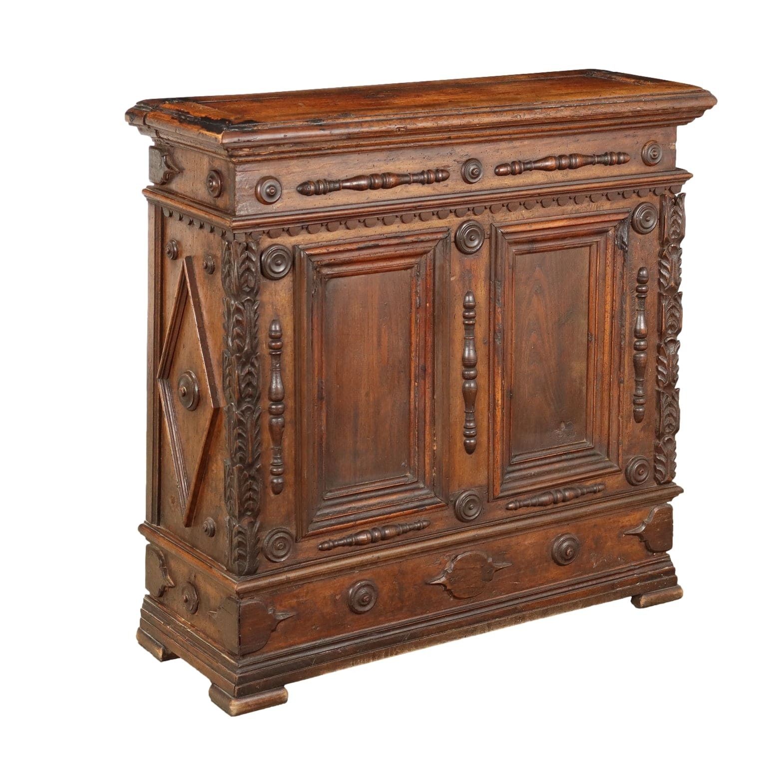 Baroque Chest Walnut Chestnut Italy XVIII Century