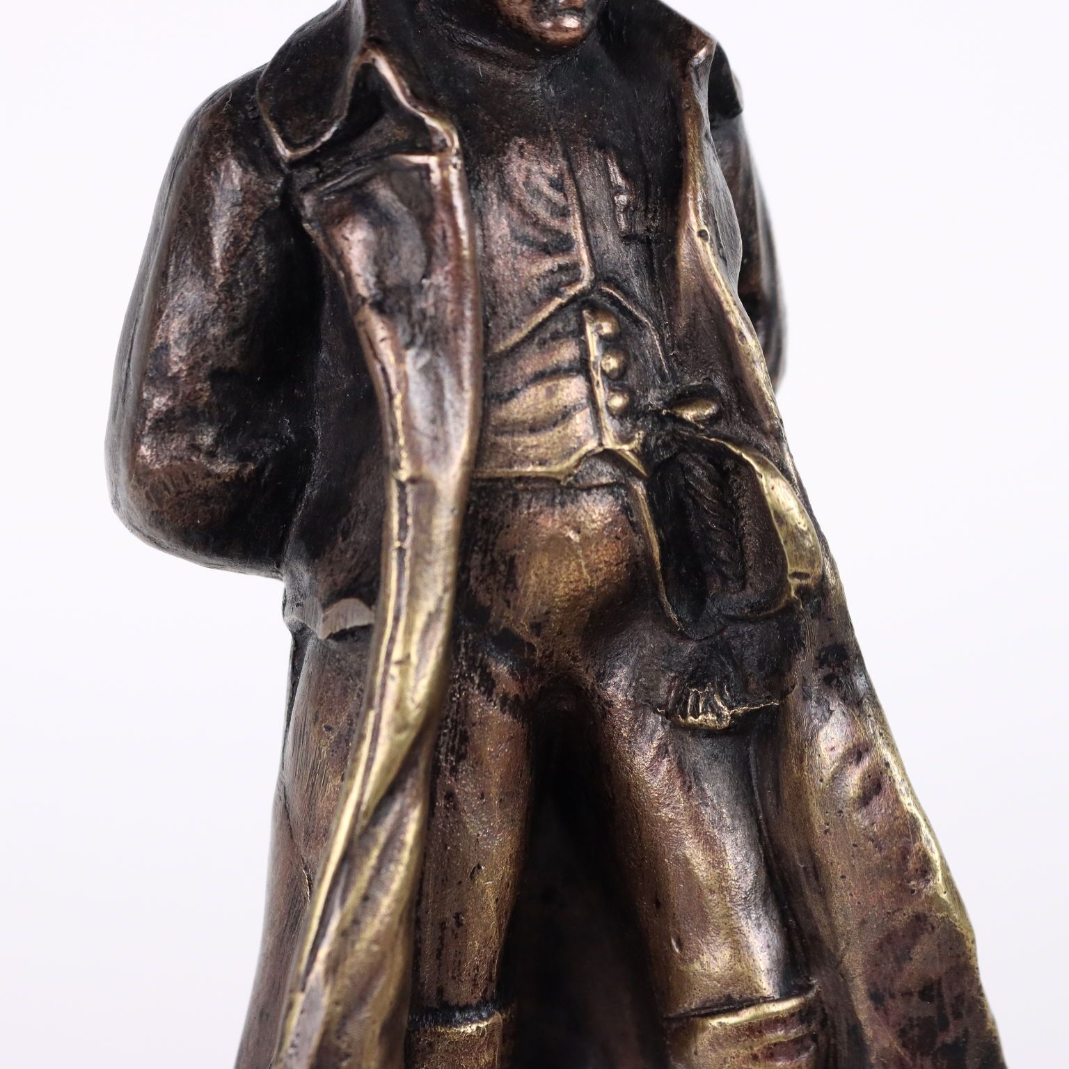 Antique Bronze Sculpture Napoleon France Mid XX Century photo Art