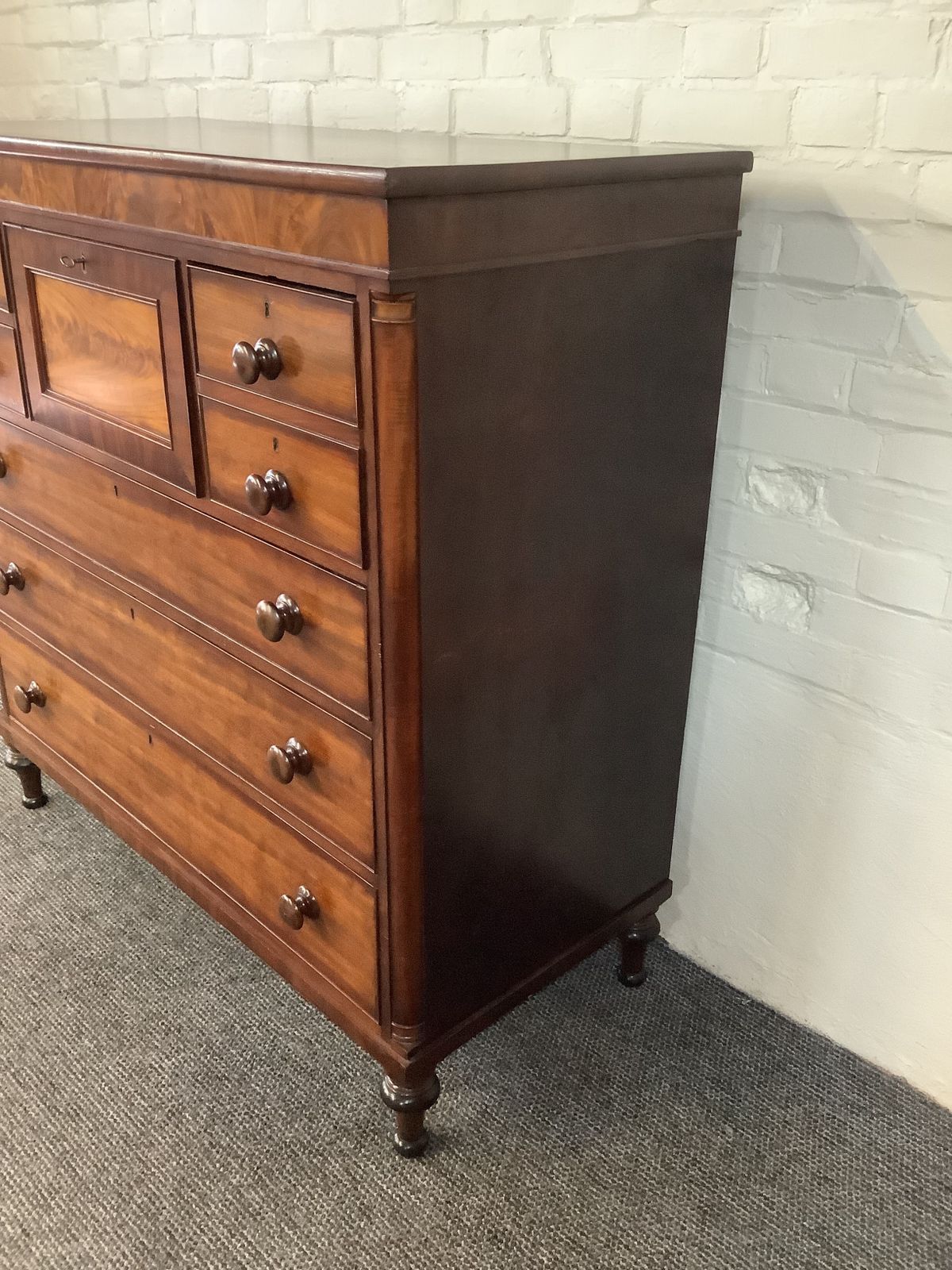 Victorian Flamed Mahogany Scotch Chest Of Drawers. photo buy