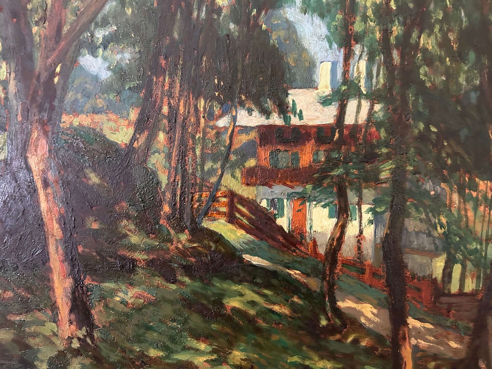James Proudfoot R.P., R.O.I.   Oil   House In The Woods photo for sale