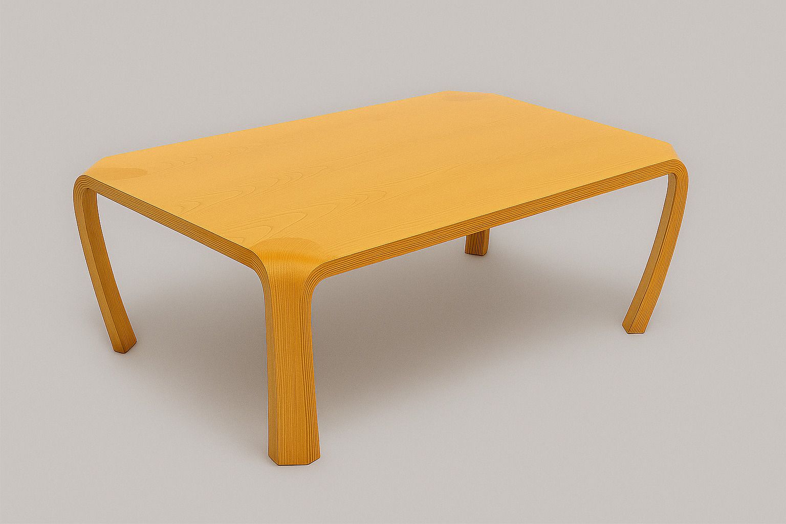 Zataku Coffee Table By Saburo Inui For Tendo Mokko — 1970s Japanese Modernist Design