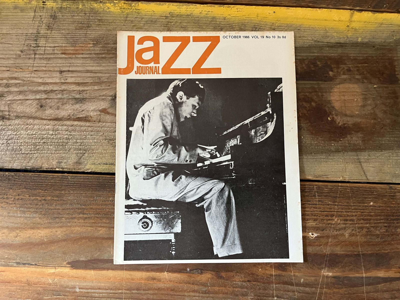 Vintage Jazz Journal Magazine Cover Artwork   1966