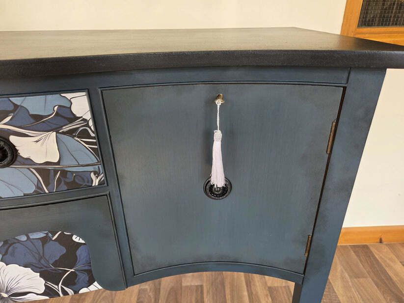 photo for sale Blue Serpentine Sideboard