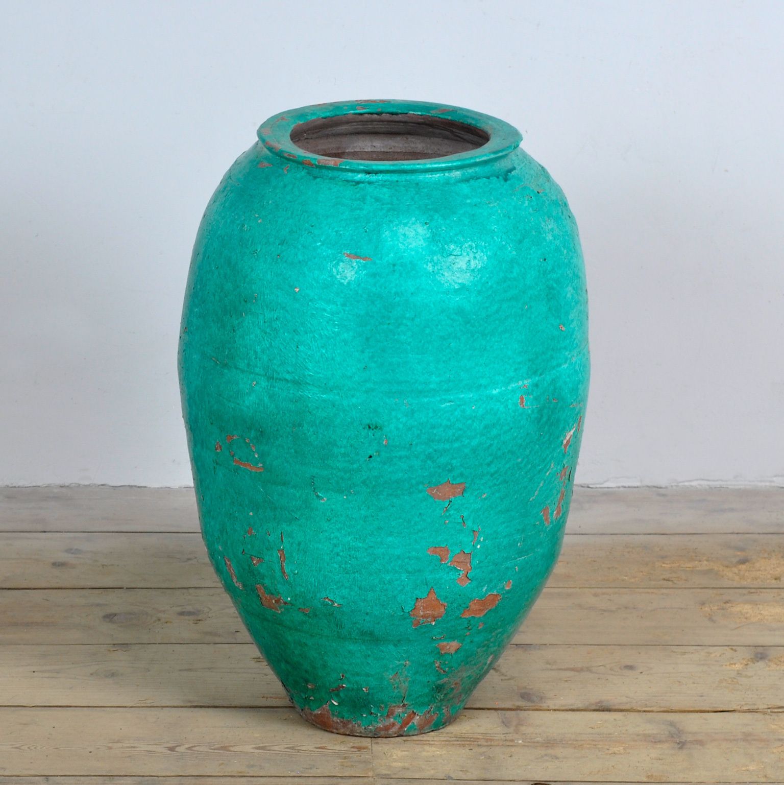 Turkish Terracotta Olive Jar Or Garden Urn photo for sale