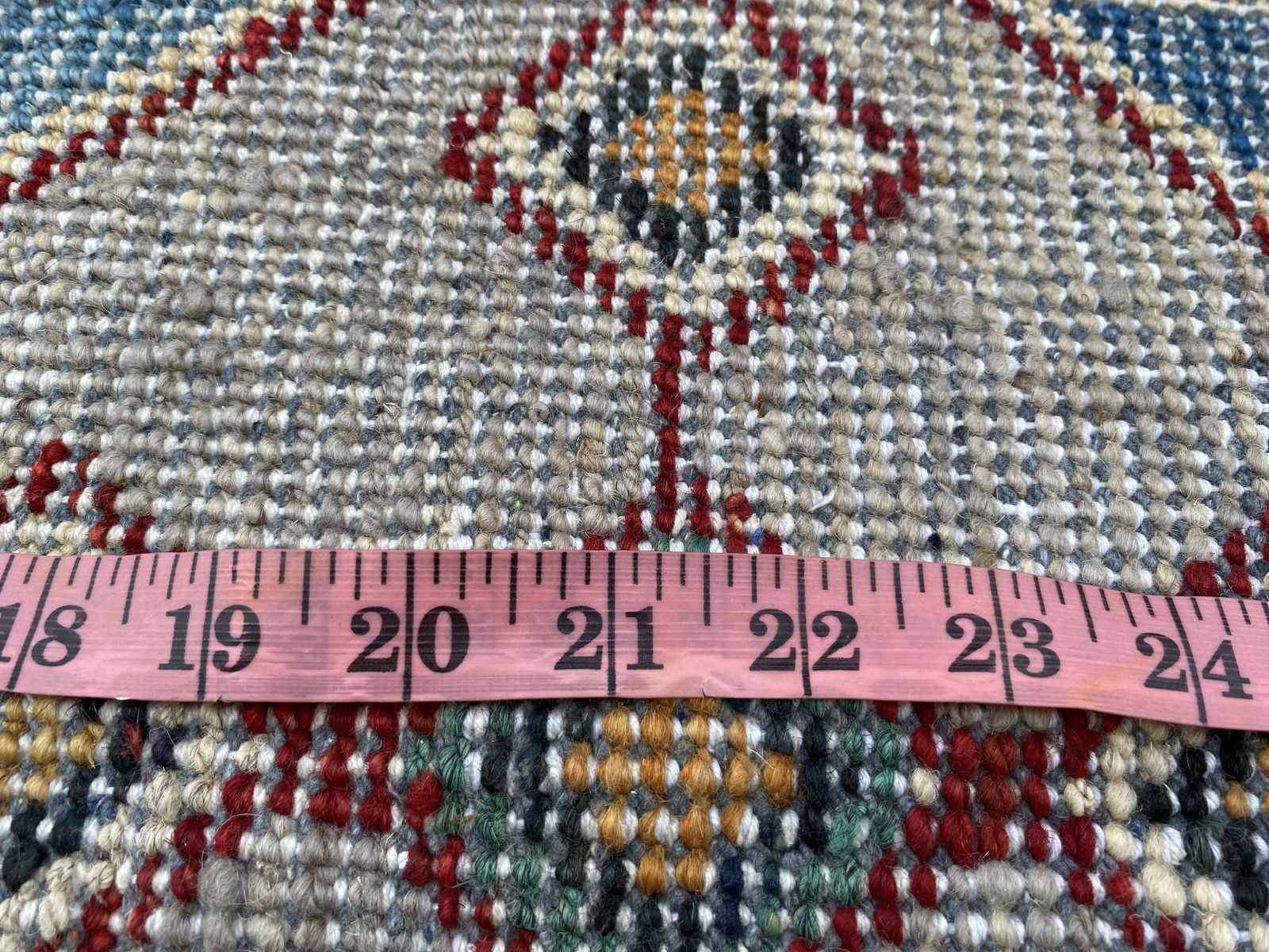 Moroccan Boho Berber Carpet Hand Knotted Multicolor Rug photo for sale