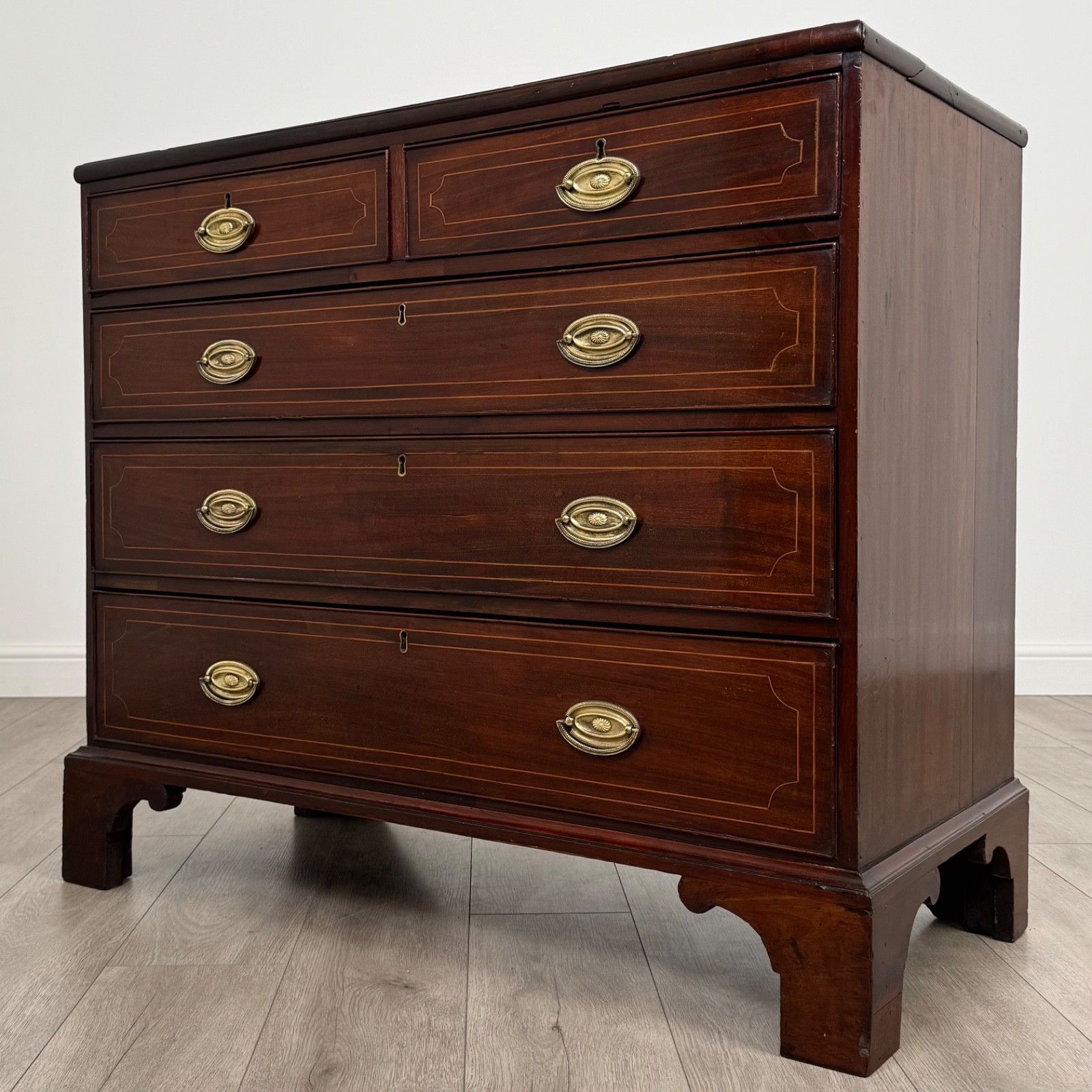Antique 18th Century Good Quality Mahogany Chest Of Drawers photo furniture