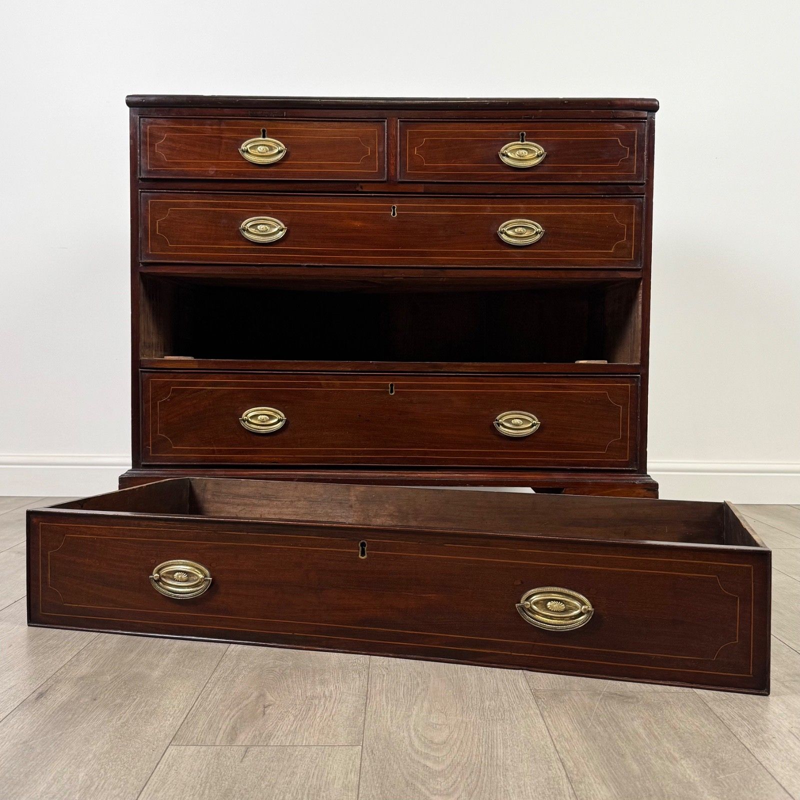 photo for sale Antique 18th Century Good Quality Mahogany Chest Of Drawers