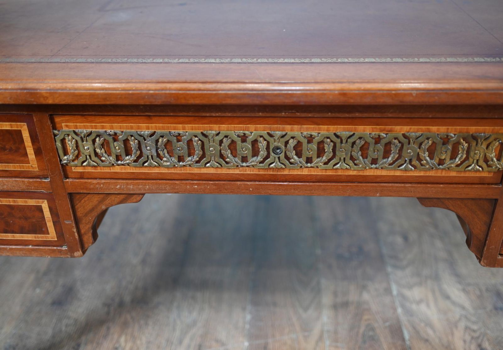 French Antique Desk Directoire Bureau Plat 1880 photo buy