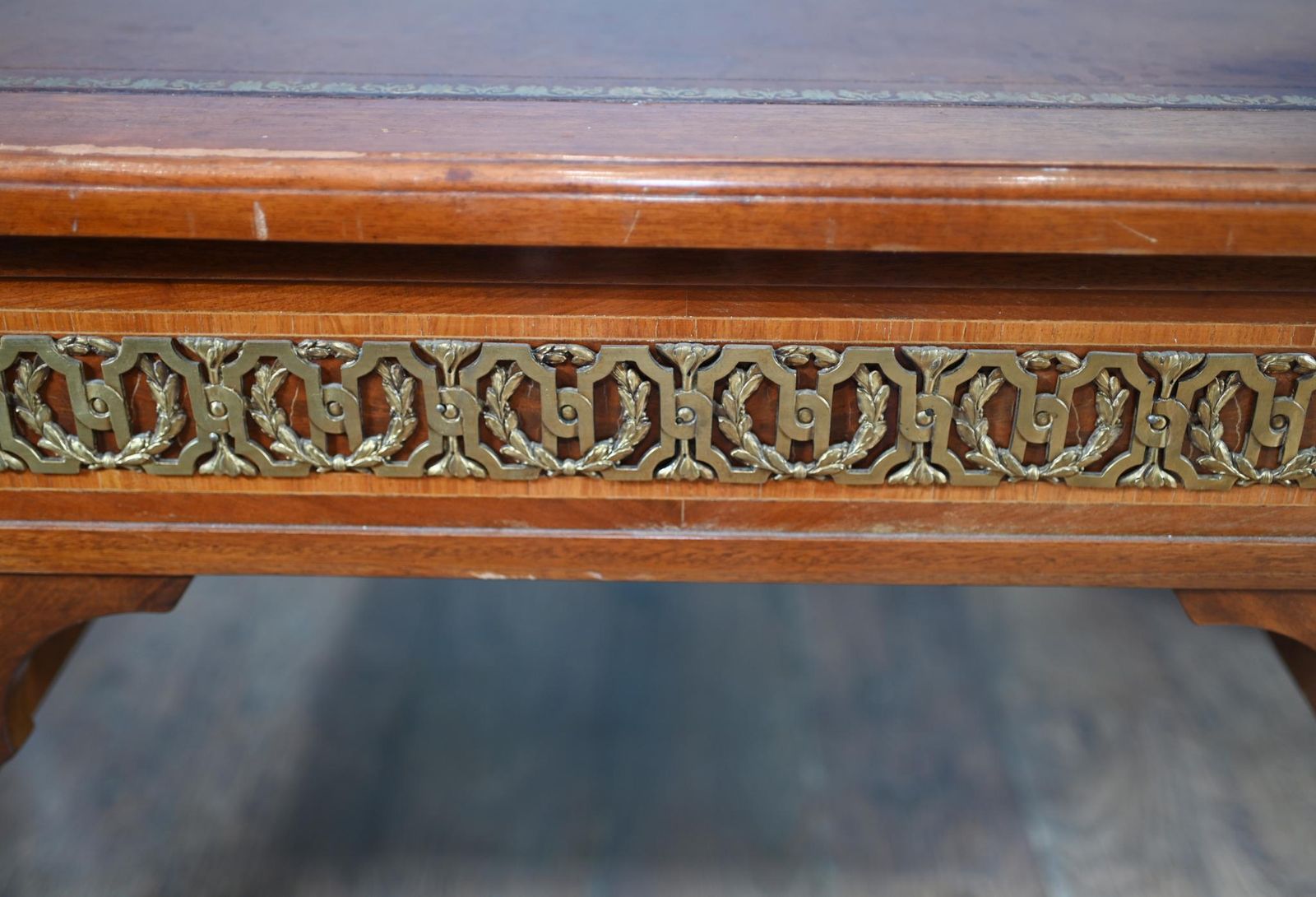 2350.0 French Antique Desk Directoire Bureau Plat 1880 photo